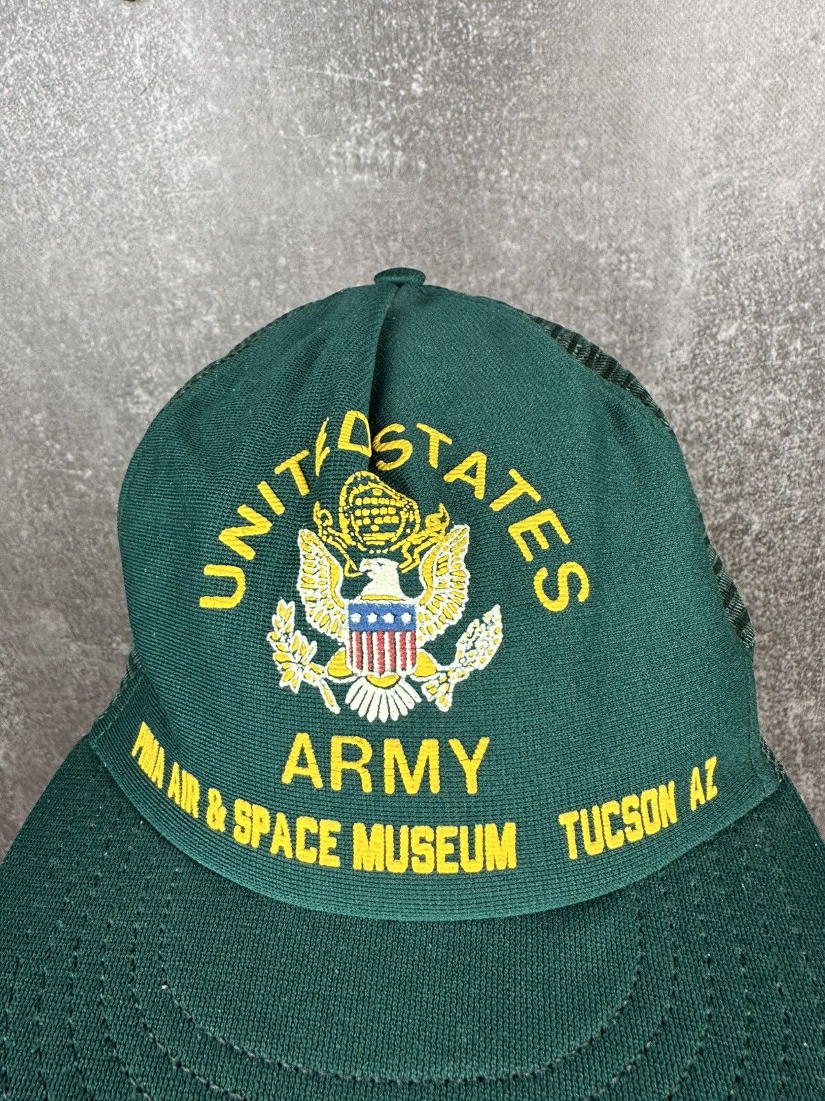 Vintage USA ARMY TIRES TRUCKER HAT CAP SNAPBACK VINTAGE 80s 90s AUTO Size ONE SIZE - 3 Thumbnail