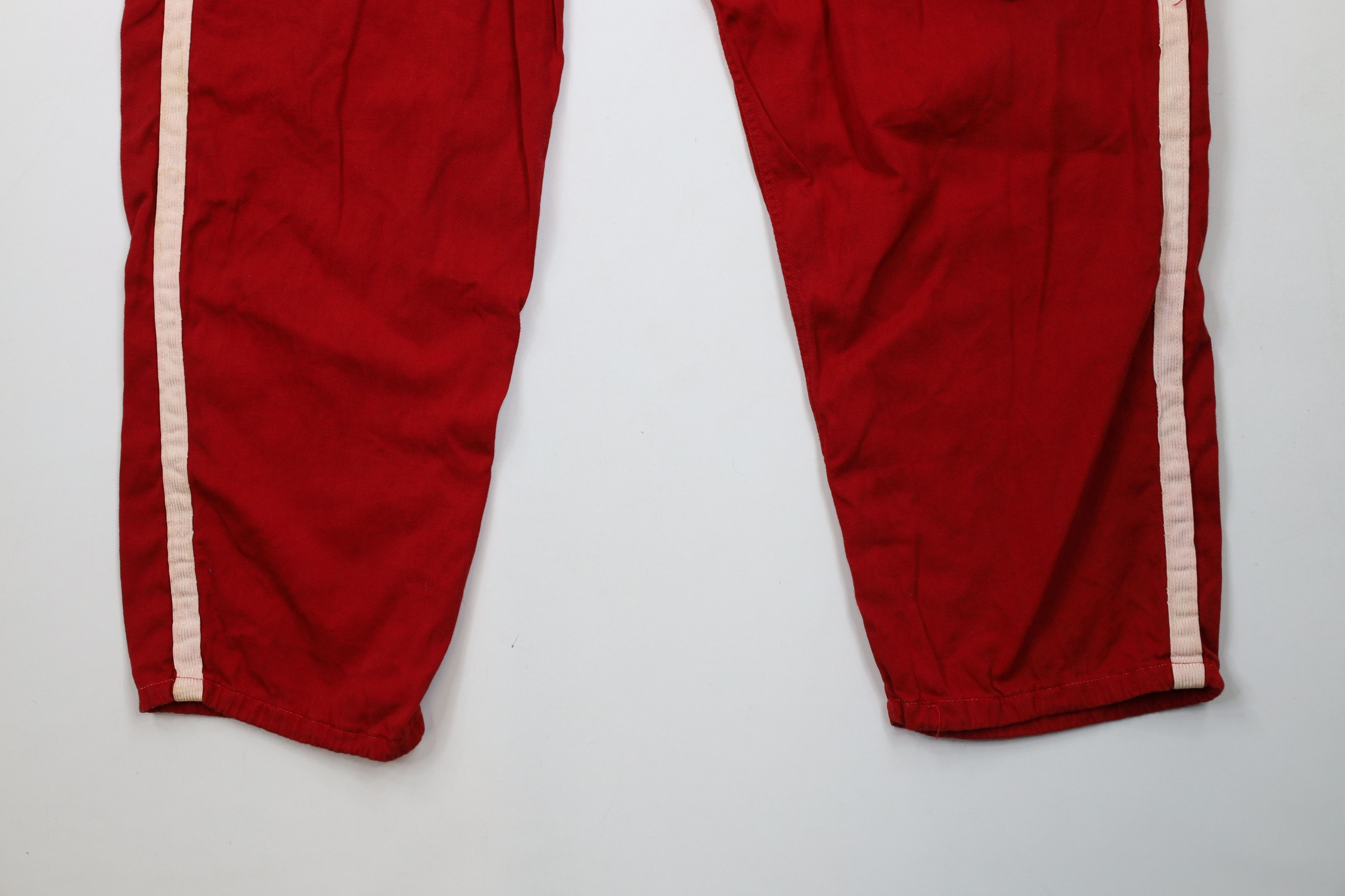 Vintage Vintage 50s Striped Baseball Uniform Pants Red USA Size US 40 / EU 56 - 4 Thumbnail