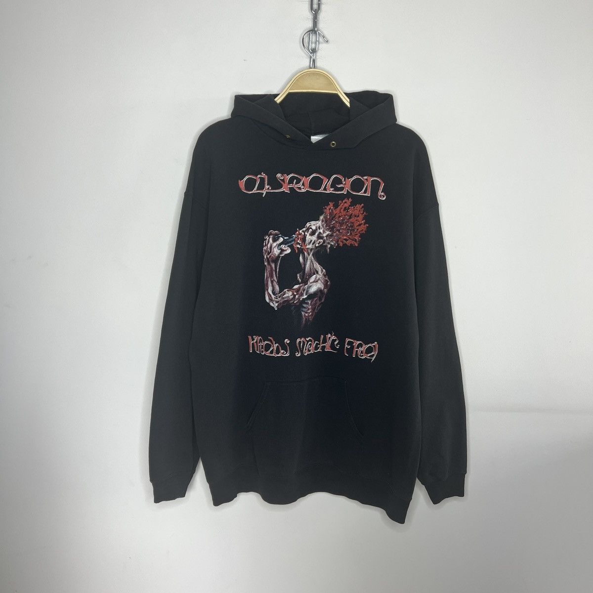 Band Tees Vintage Eisregen Hoodie Heavy Cotton Krebs macht frei Y2K Size US XL / EU 56 / 4 - 1 Thumbnail