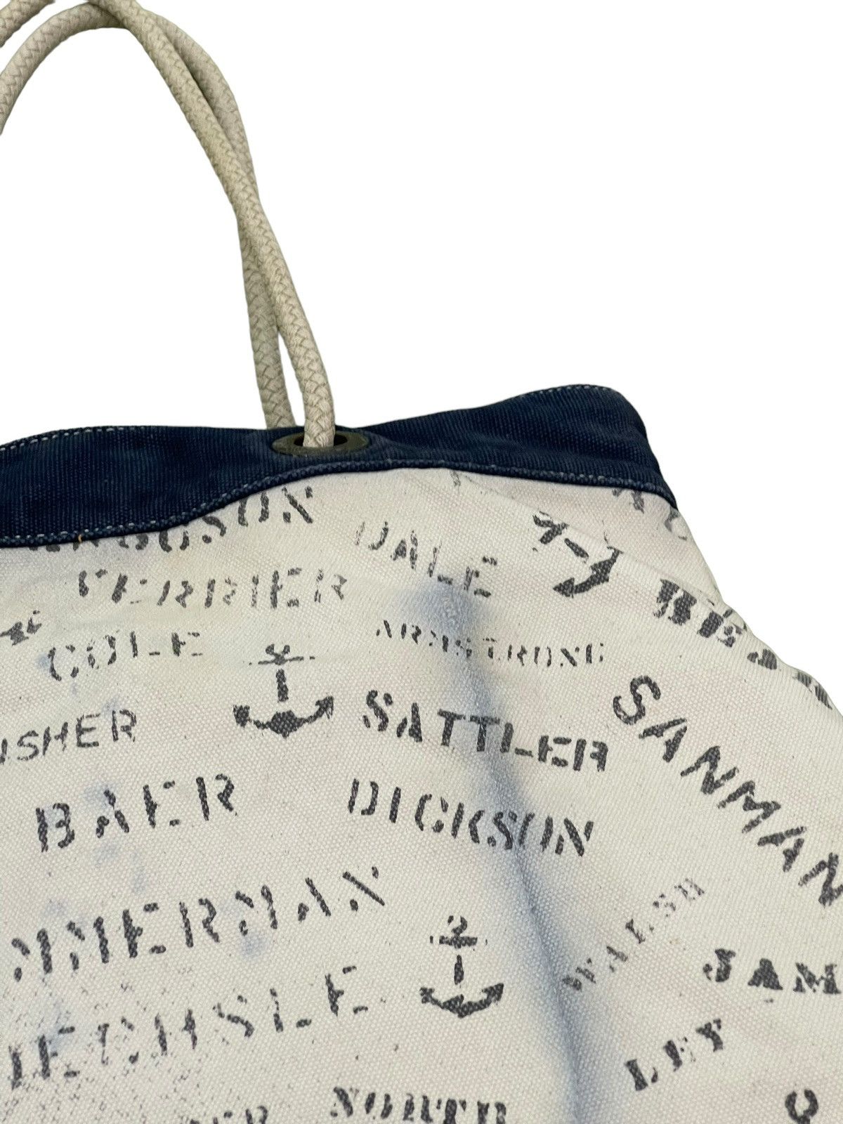RRL Ralph Lauren Double RL Ralph Lauren Cotton Canvas RRL Tote Bag 2🟩 Size ONE SIZE - 17 Thumbnail