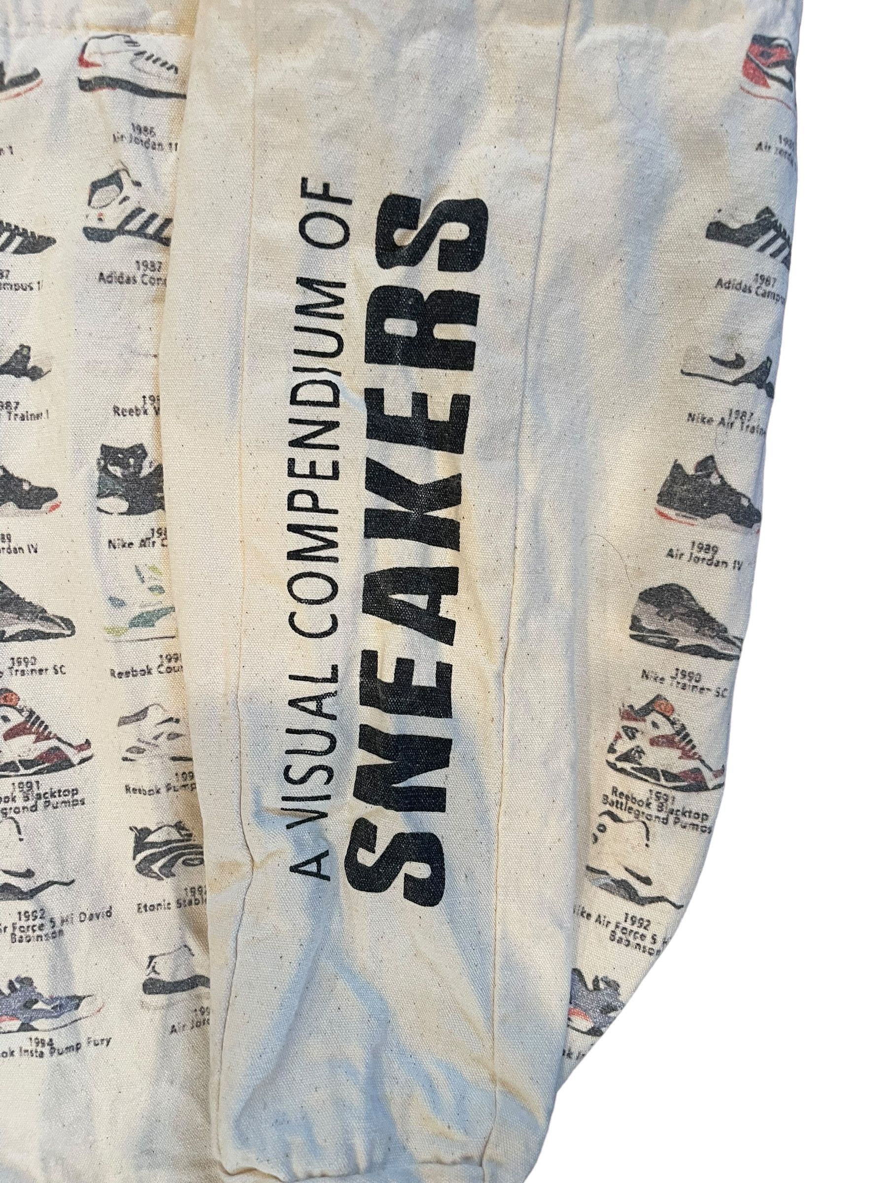 Nike Vintage 90s Visual Compendium of Sneakers Tote Bag Size ONE SIZE - 4 Thumbnail