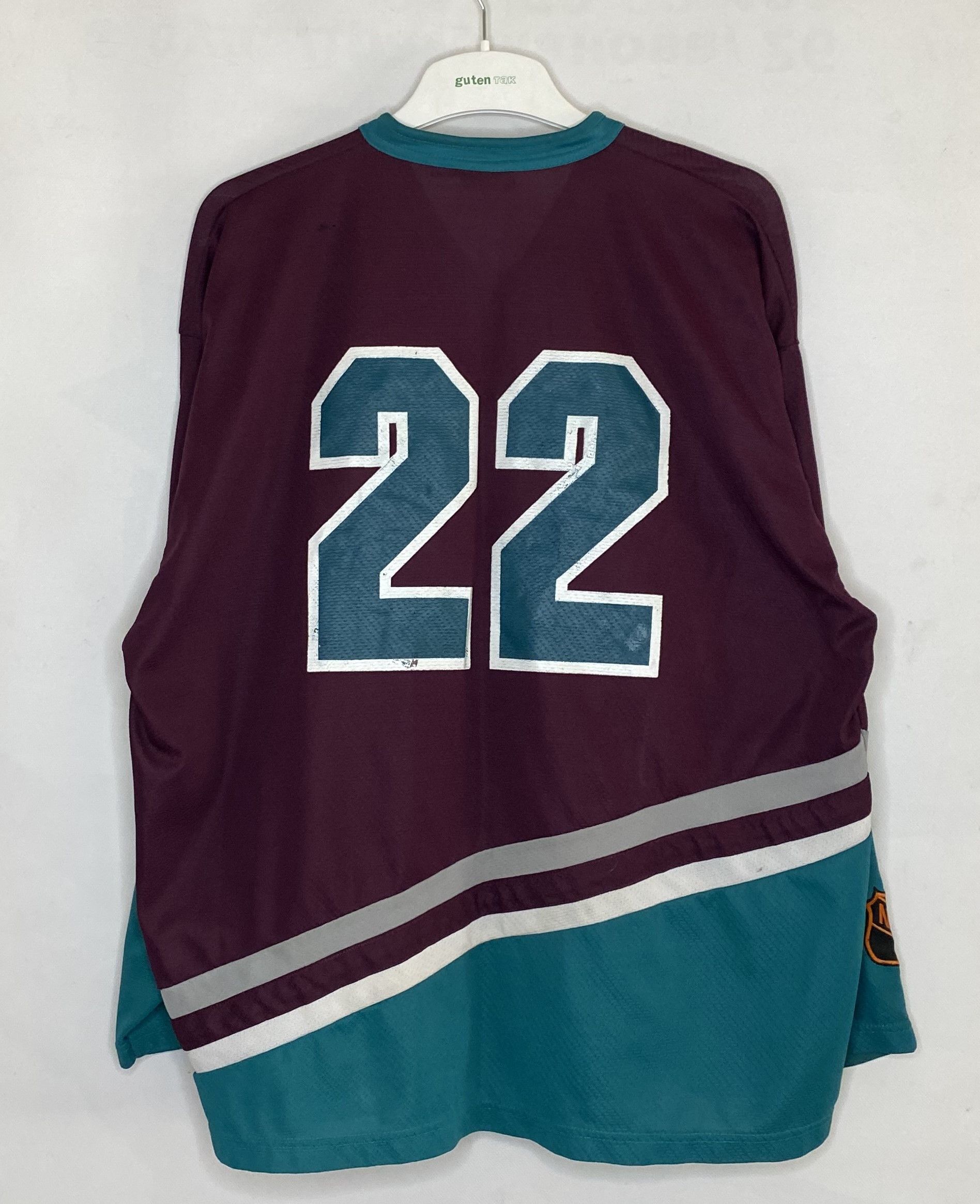 NHL × Vintage ANAHEIM DUCKS NHL ICE HOCKEY SHIRT JERSEY CAMPRI #22 CAMPRI Size US M / EU 48-50 / 2 - 2 Thumbnail