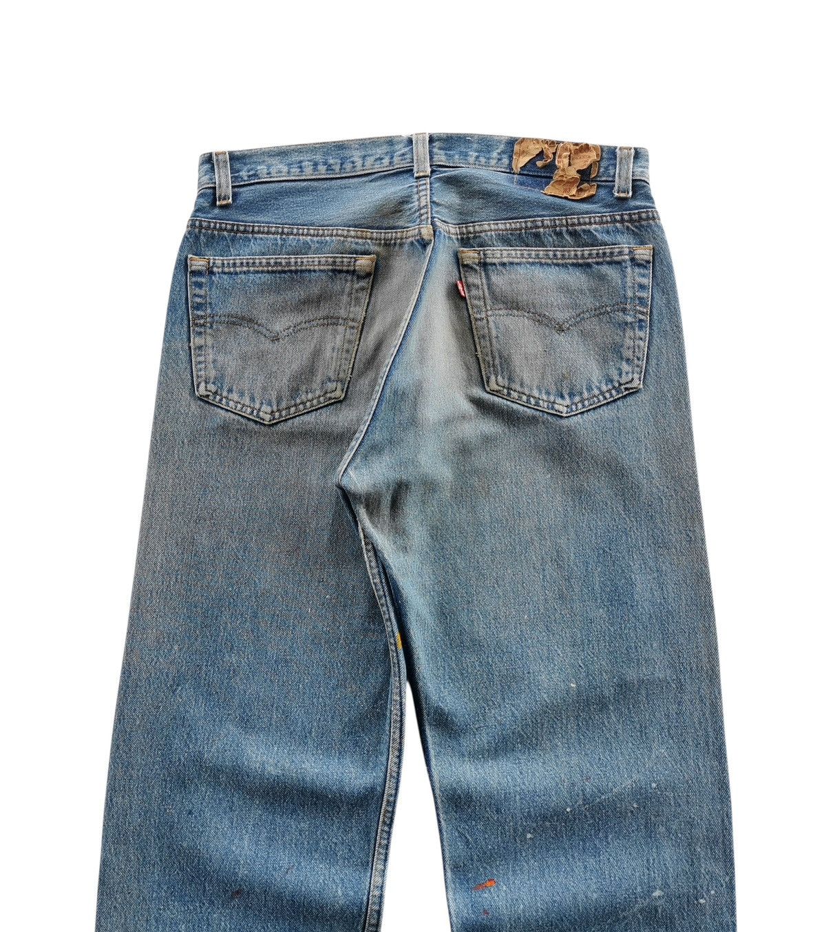 Levi's Vintage Levi's 501 Denim Jeans Paint Splattered Size 32x29 Size US 32 / EU 48 - 2 Thumbnail