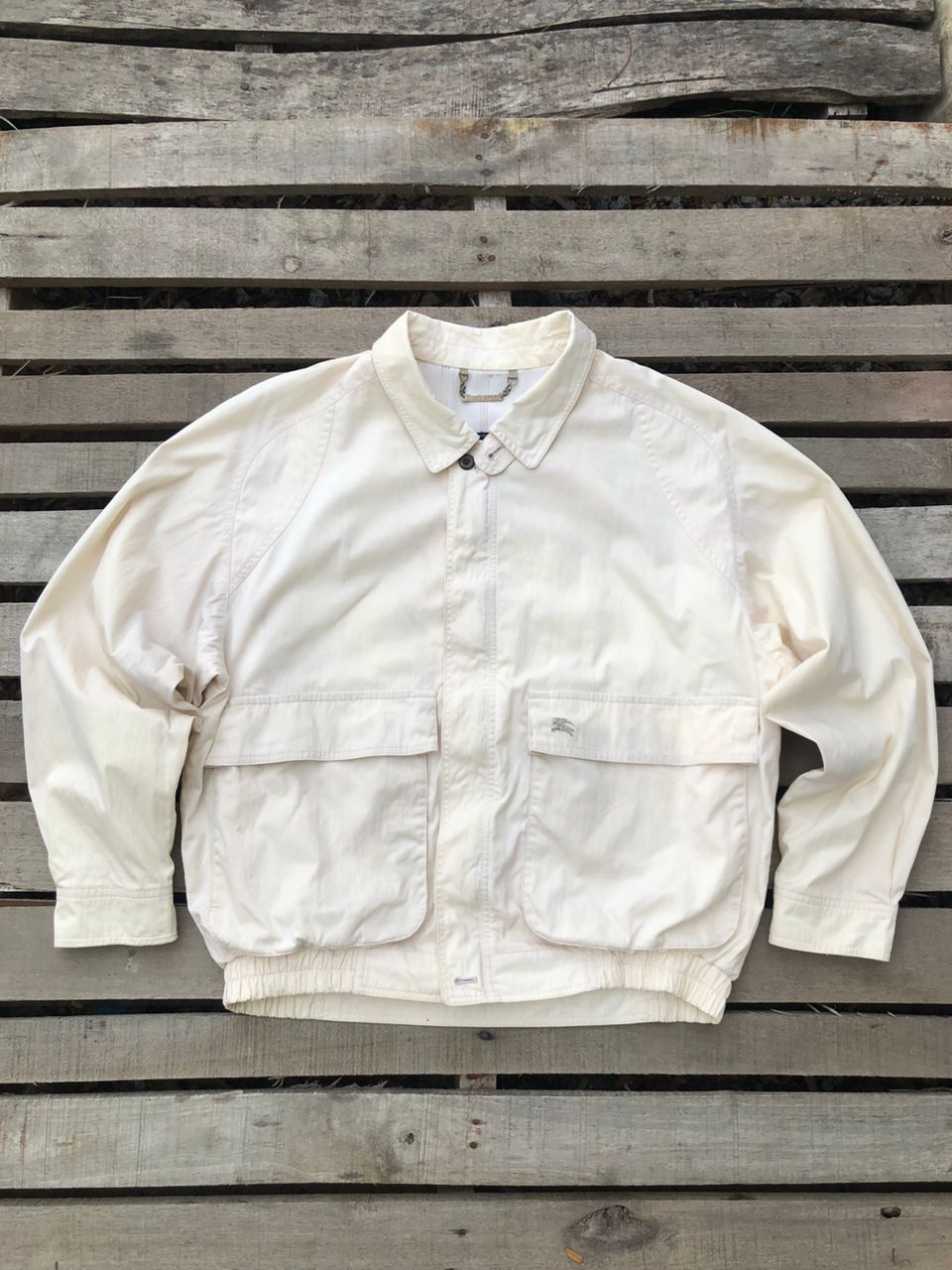 Burberry 1990s Vintage Burberrys Utilities Jacket Size US L / EU 52-54 / 3 - 1 Thumbnail