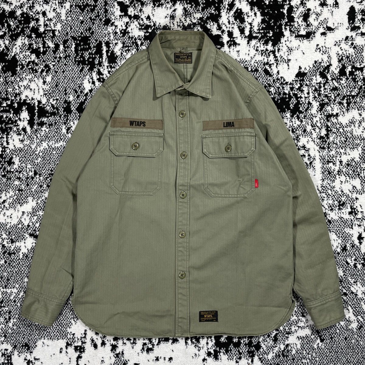 ジャケット・アウター Wtaps BUDS L/S SHIRT.COTTON.HELL IN BONE Wtaps BUDS L/S SHIRT.COTTON.HELL IN BONE