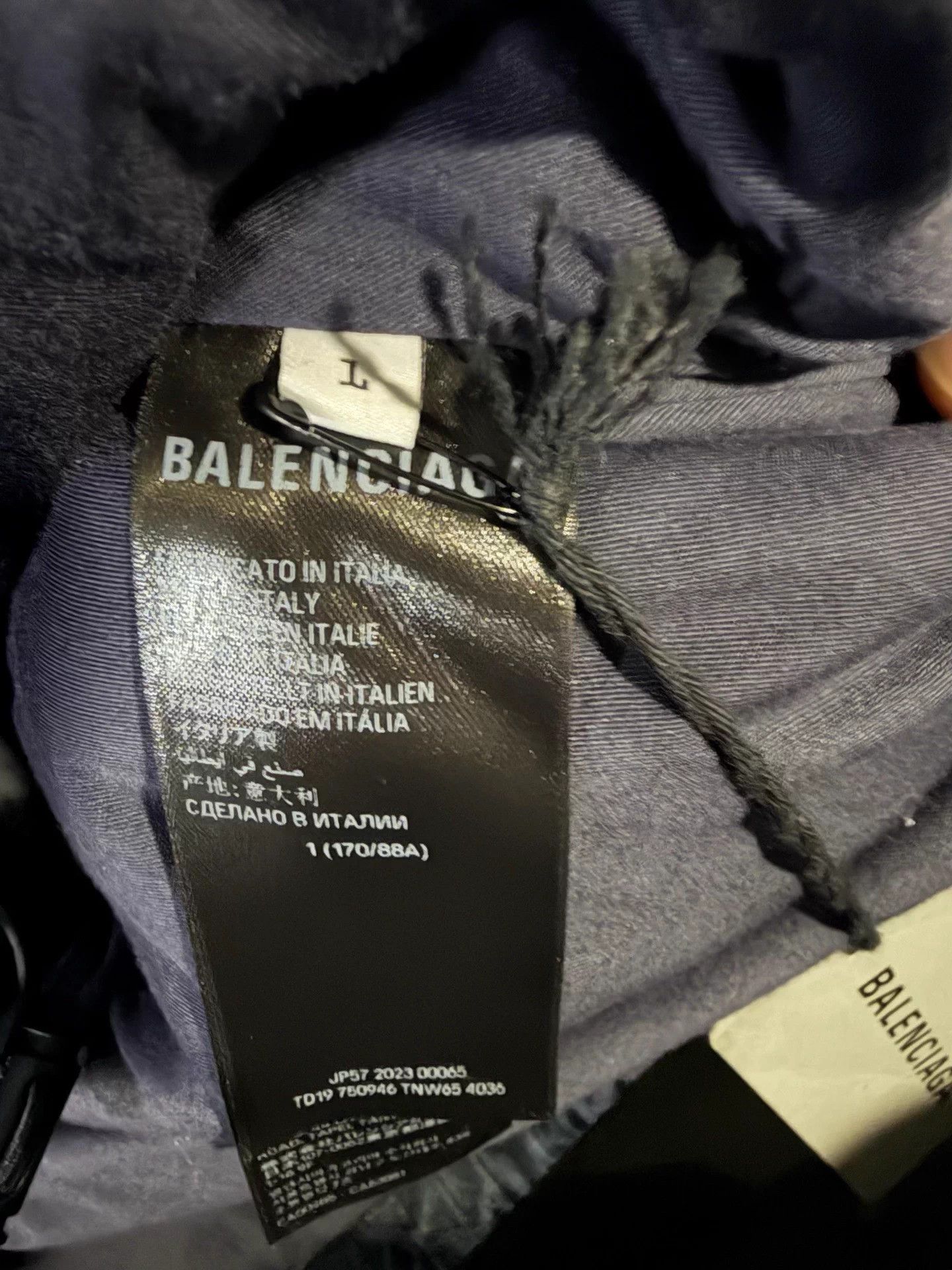 Balenciaga Balenciaga Bamboo Vintage Wash Double-Pocket Denim Parka Size US L / EU 52-54 / 3 - 4 Thumbnail