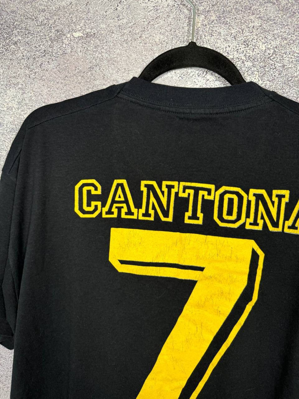 Vintage 90's CANTONA Manchester United 1994 Fan Version T-Shirt Size US XL / EU 56 / 4 - 9 Thumbnail