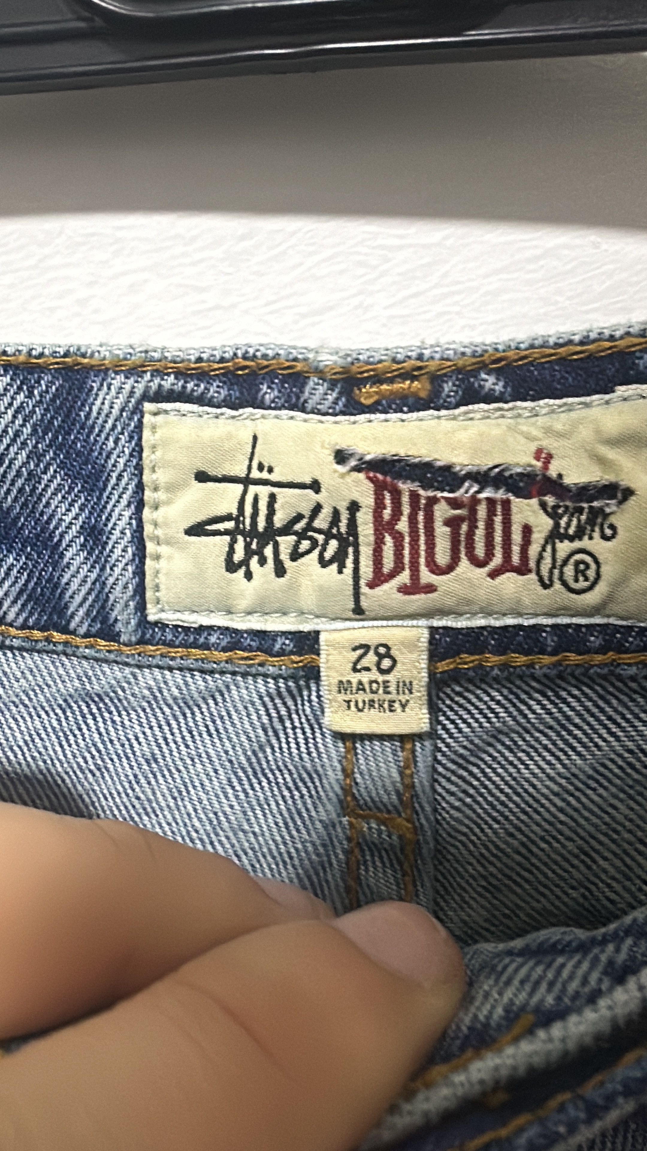 Stussy Stussy Big Ol Jean Denim Washed Blue Size 28 Size US 28 / EU 44 - 6 Thumbnail