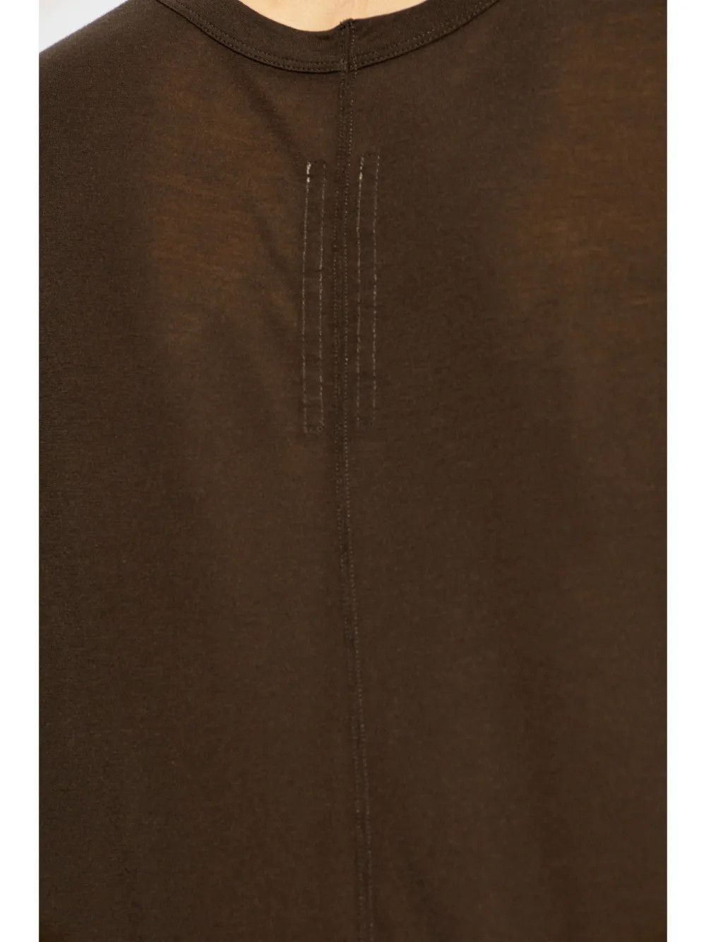 Rick Owens o1y0325 Crewneck T-Shirt in Dark Brown Size US S / EU 44-46 / 1 - 3 Thumbnail