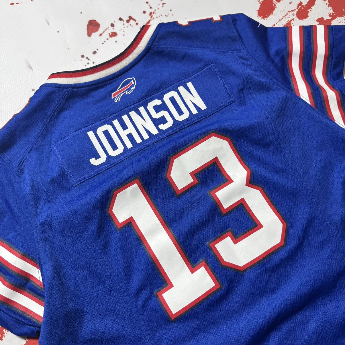 NFL × Nike × Vintage vintage 90s nike x nfl johnson 13 bills jersey Size US M / EU 48-50 / 2 - 2 Thumbnail