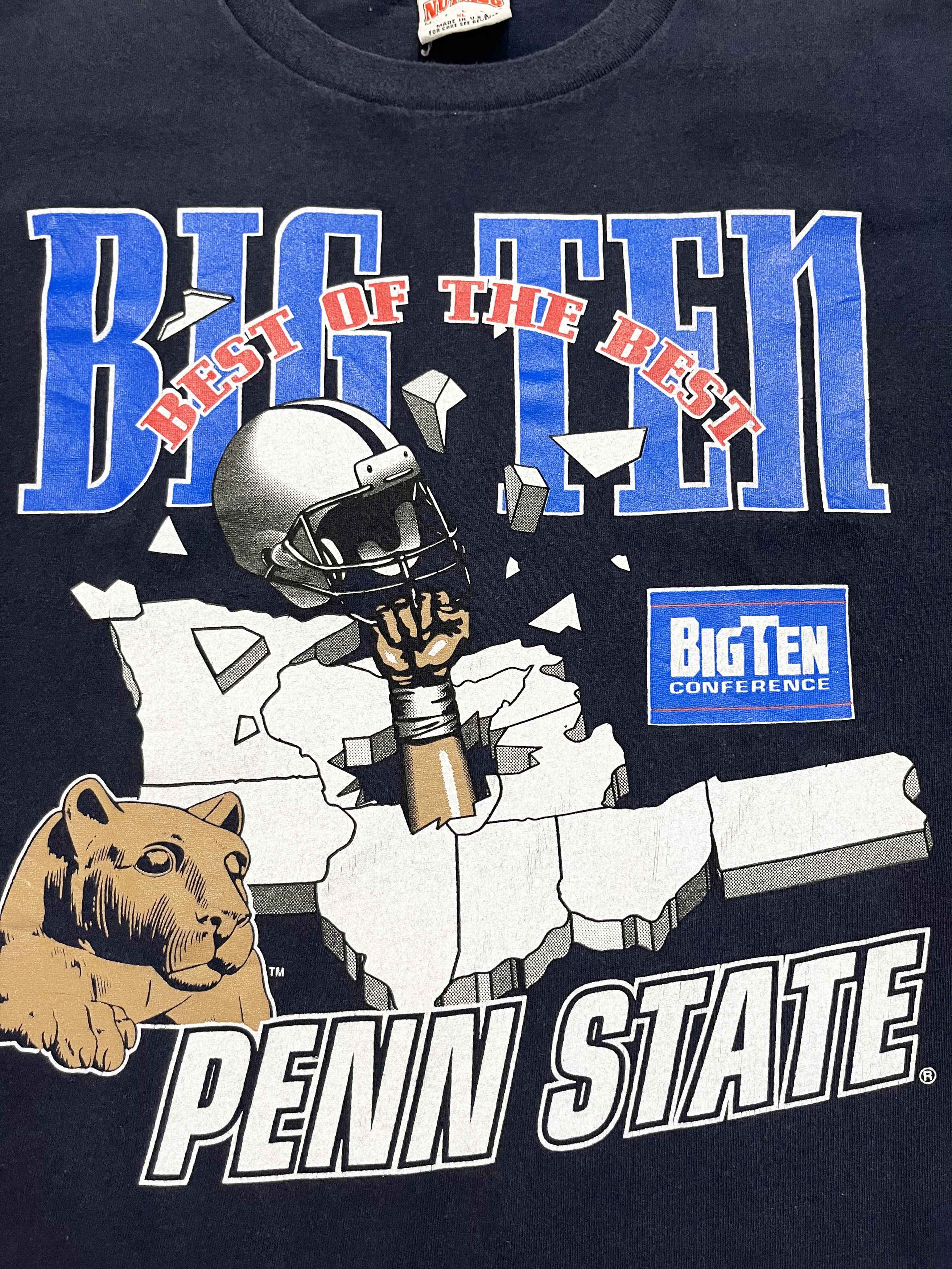 Nutmeg Vintage Nutmeg NCAA Penn State Nittany Lions Big Ten T-Shirt Size US XL / EU 56 / 4 - 2 Thumbnail