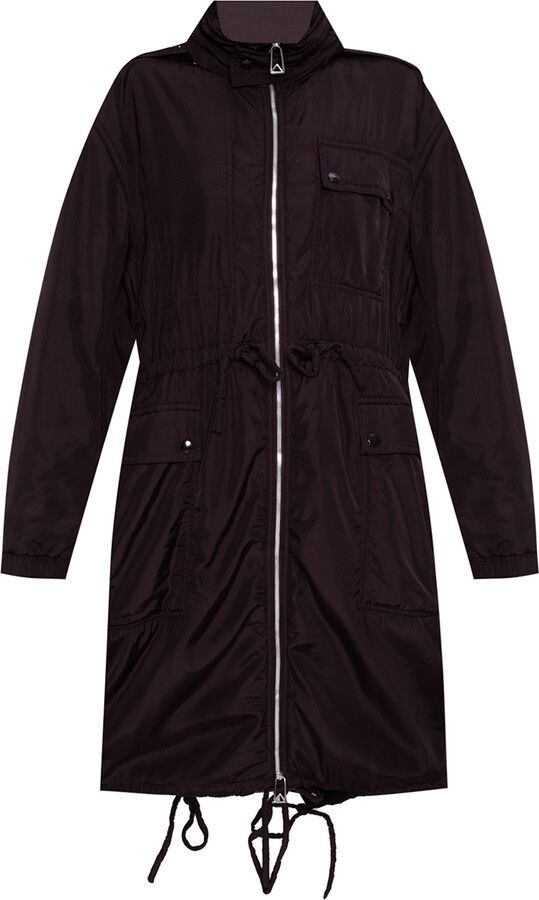 Bottega Veneta o1y0725 Hooded Coat in Dark Brown Size M / US 6-8 / IT 42-44 - 1 Thumbnail