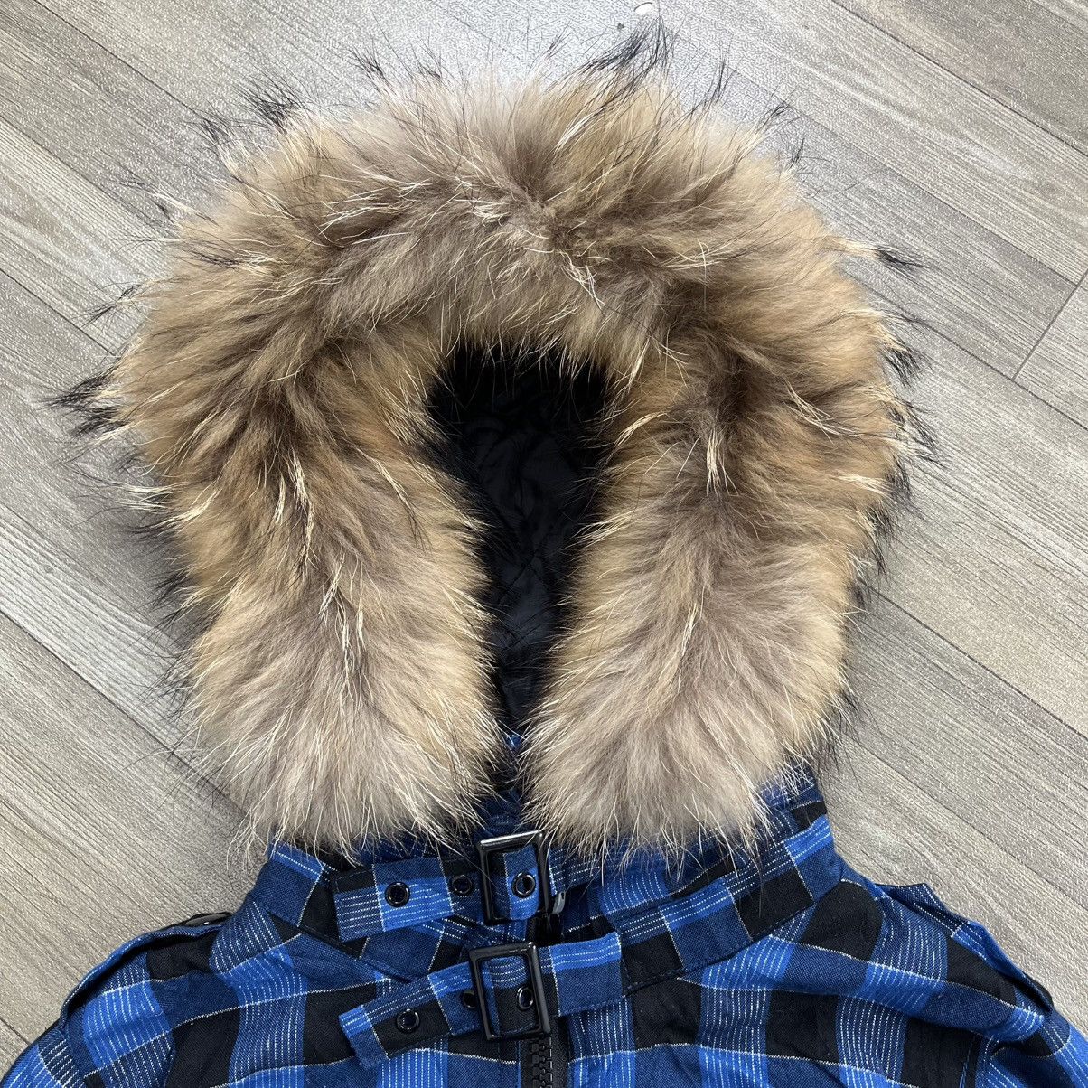 If Six Was Nine 2000s Sospita Plaid Faux Punk Bono Fur Jacket Lgb Style Size US L / EU 52-54 / 3 - 4 Thumbnail
