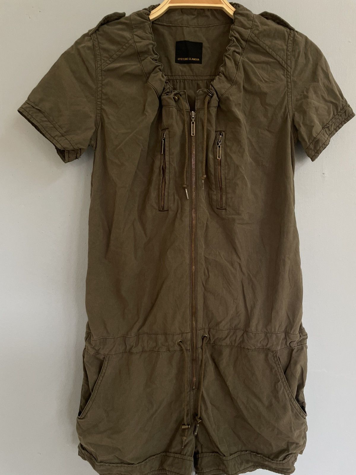 Hysteric Glamour Hysteric Glamour jumpsuit shorts pant and sleeve zip up Size S / US 4 / IT 40 - 4 Thumbnail