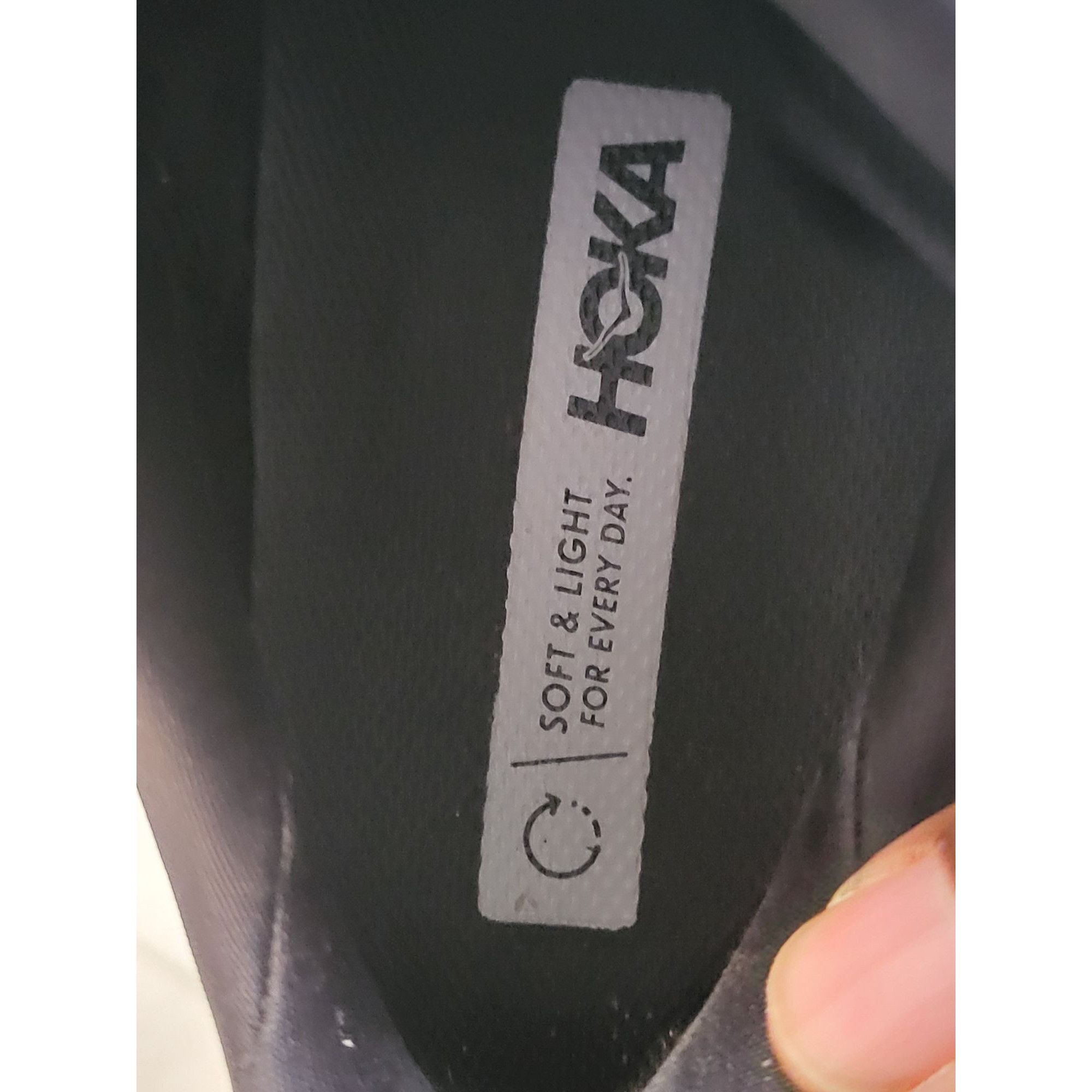 Hoka Hoka One One Clifton 8 Women Sz 7B Black Low Top Lace Up Ath Size US 7 / IT 37 - 9 Thumbnail