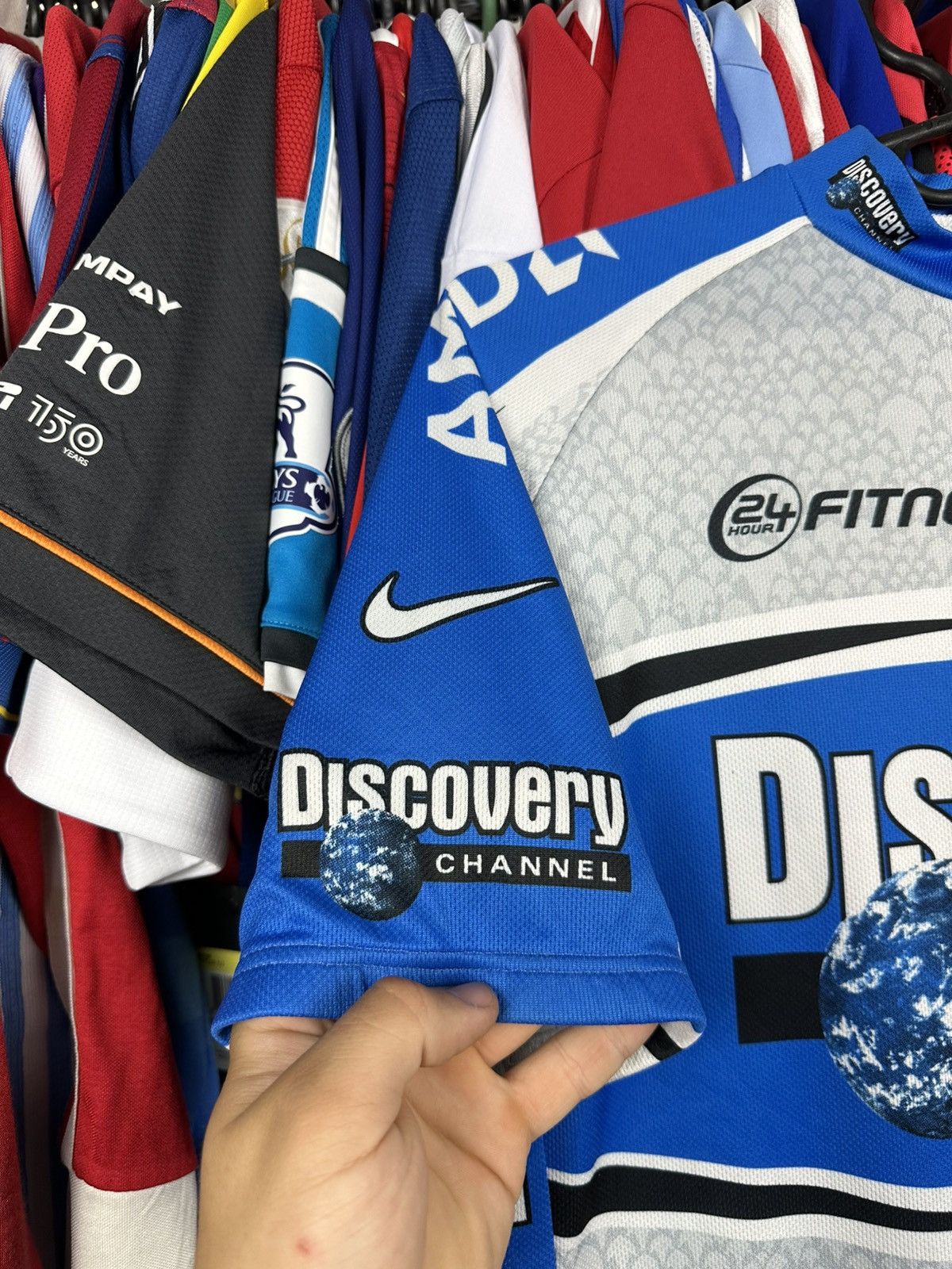 Nike × Vintage 2005 Nike Discovery Channel Lance Armstrong Cycling Jersey Size US L / EU 52-54 / 3 - 3 Thumbnail