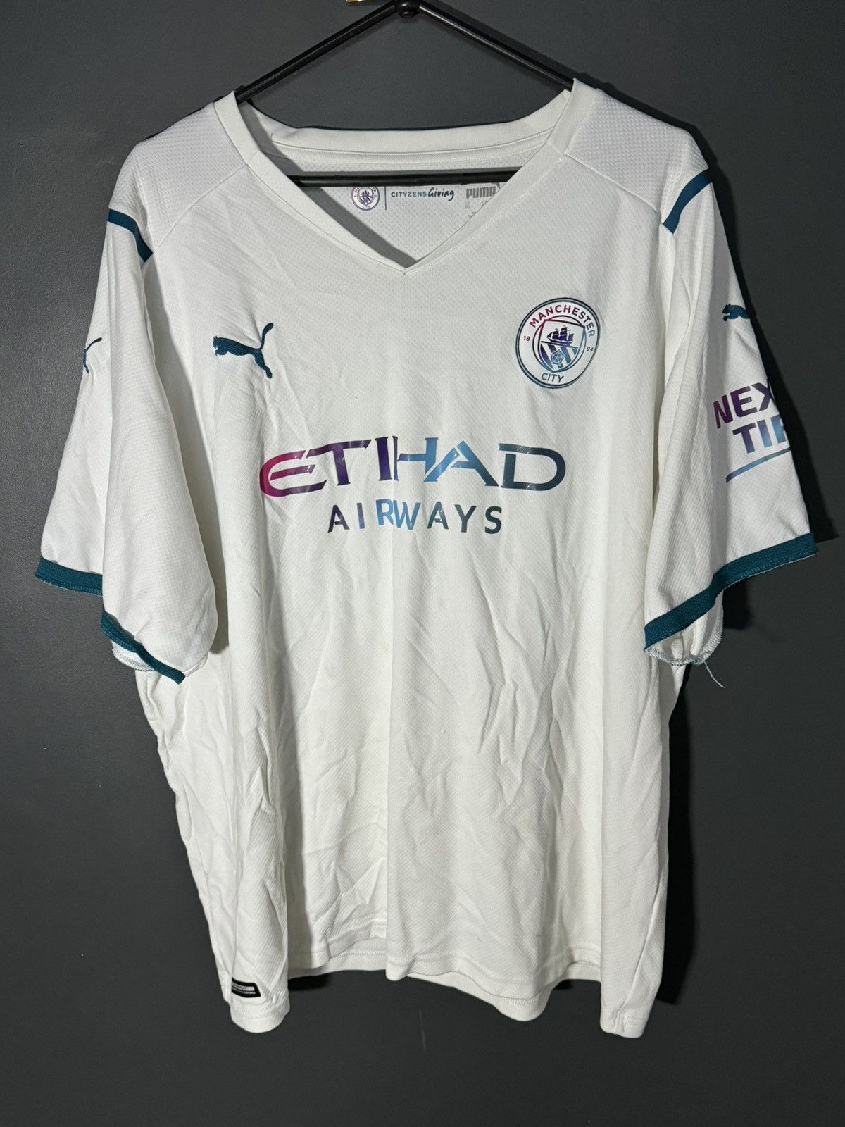 Puma 3XL Manchester City 21/22 Away Zinchenko Football Jersey Size US XXL / EU 58 / 5 - 2 Thumbnail