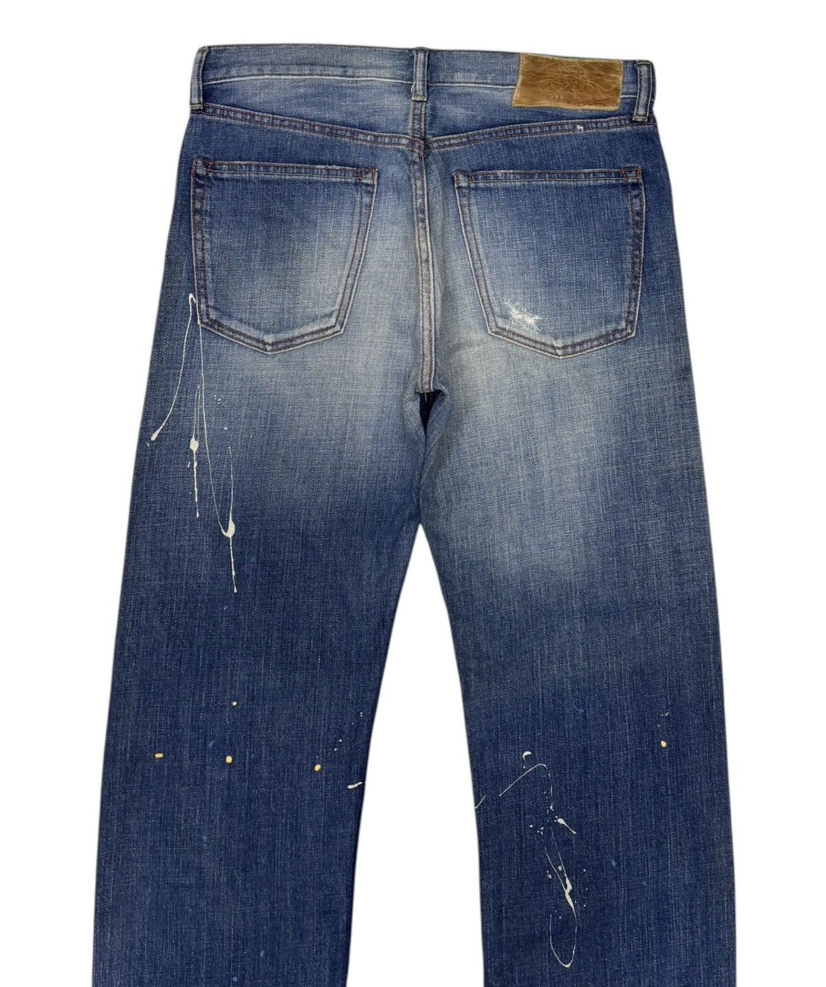 Beauty Beast × Jean VINTAGE JAPANESE BRAND B PAINTER DISTRESSED DENIM JEAN Size US 32 / EU 48 - 6 Thumbnail