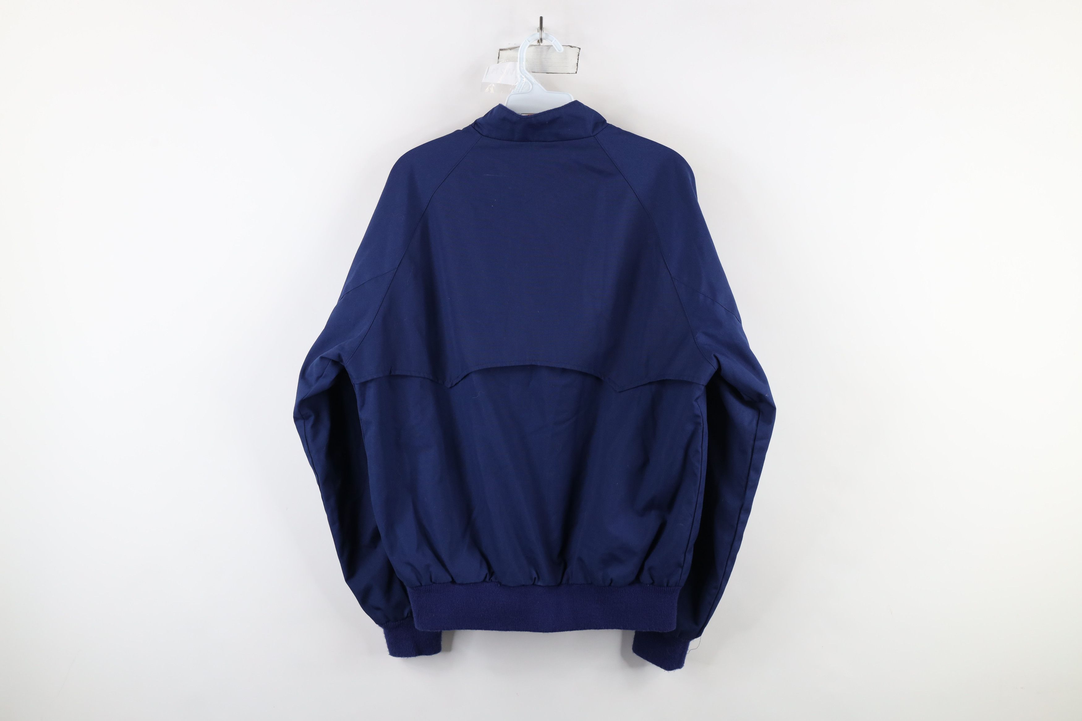 Vintage Vintage 80s 90s Rawlings Lined Cafe Racer Bomber Jacket Blue Size US M / EU 48-50 / 2 - 14 Thumbnail
