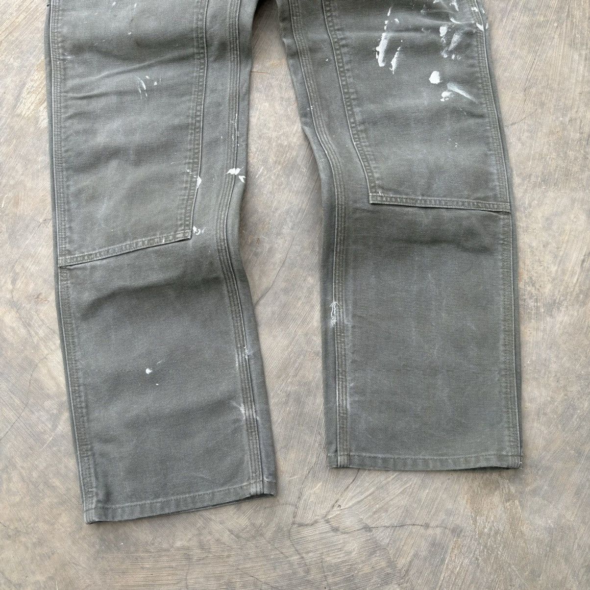 Carhartt Crazy Vintage Sunfaded Carhartt Double Knee B136 Mos Size US 32 / EU 48 - 3 Thumbnail