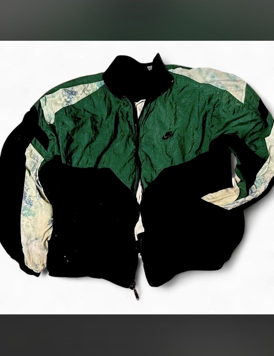 Nike Vintage 90s Nike Distressed windbreaker Sleeves Jacket XXL Size US XXL / EU 58 / 5 - 1 Thumbnail