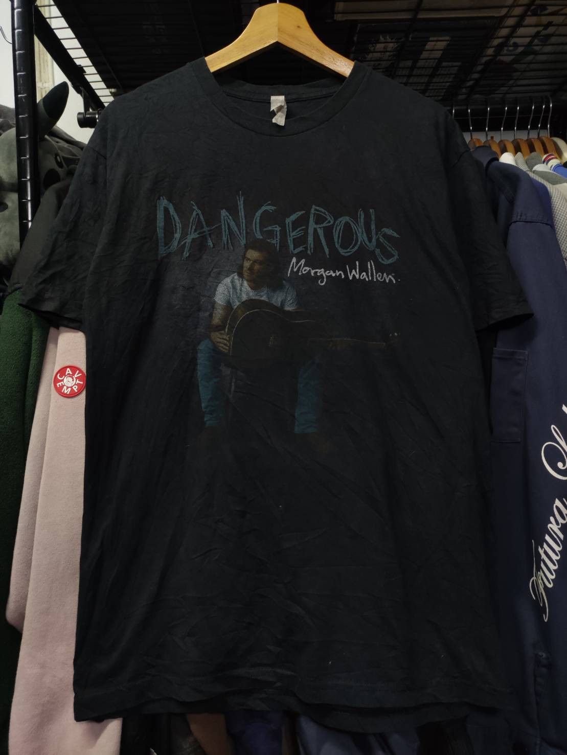 Band Tees Morgan Wallen The Dangerous Tour Promo T-Shirt Size US L / EU 52-54 / 3 - 3 Thumbnail