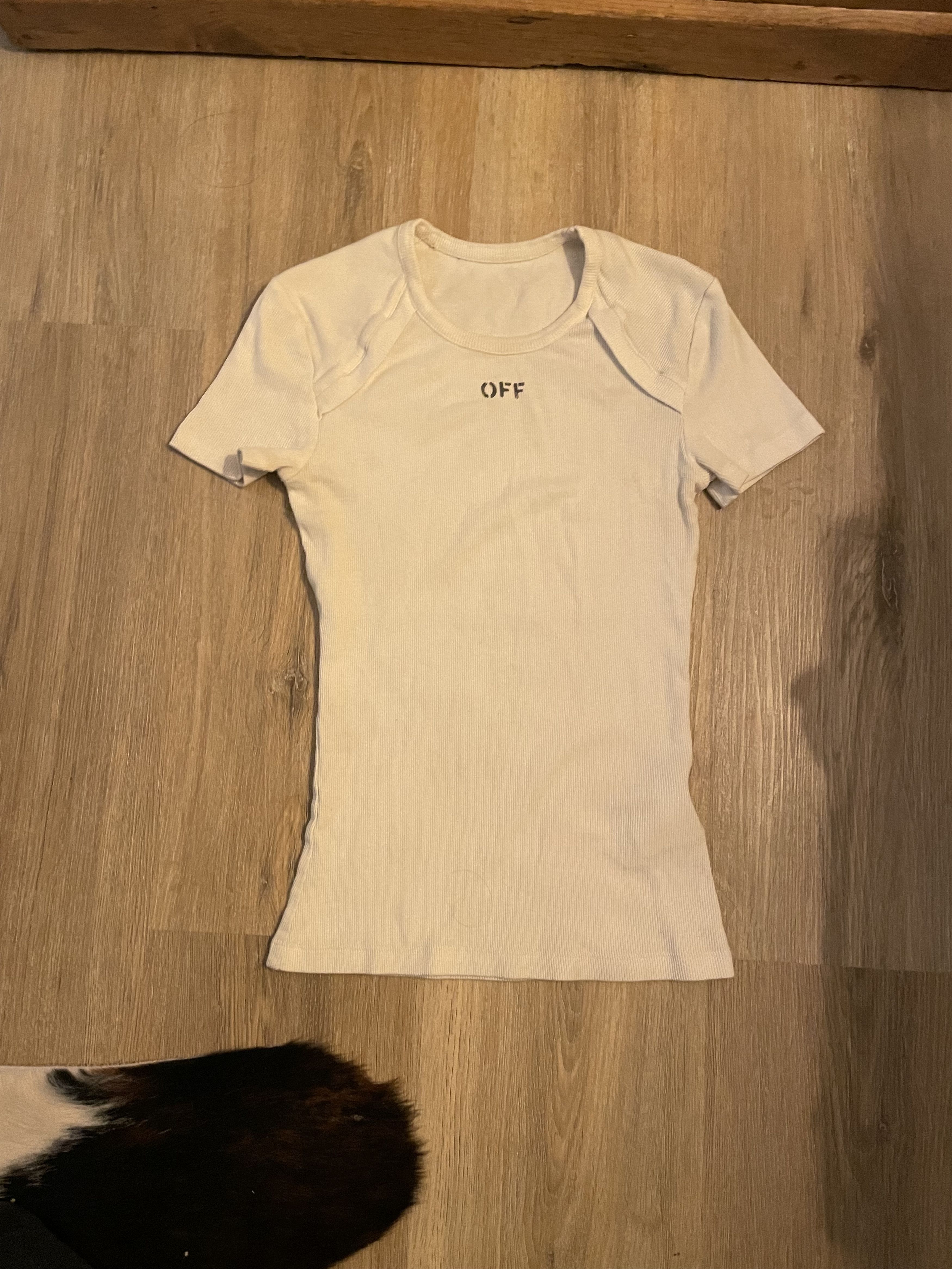 Off-White Off White - Women's White Tee "OFF" Size XS / US 0-2 / IT 36-38 - 1 Thumbnail