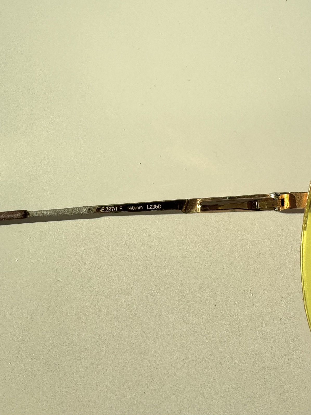 Lacoste ★0% TAX★ Y2K LACOSTE AVIATOR ACID YELLOW PILOT SUNGLASSES Size ONE SIZE - 8 Thumbnail
