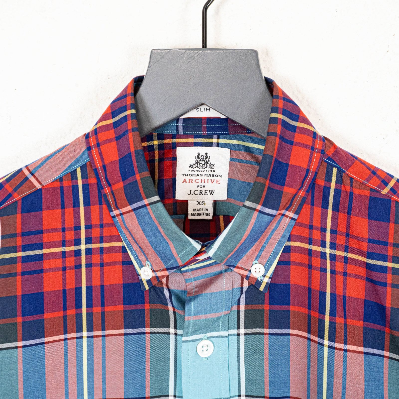 J.Crew Thomas Mason ARCHIVE for J.Crew Slim Button Down shirt Plaid Size US XS / EU 42 / 0 - 4 Thumbnail