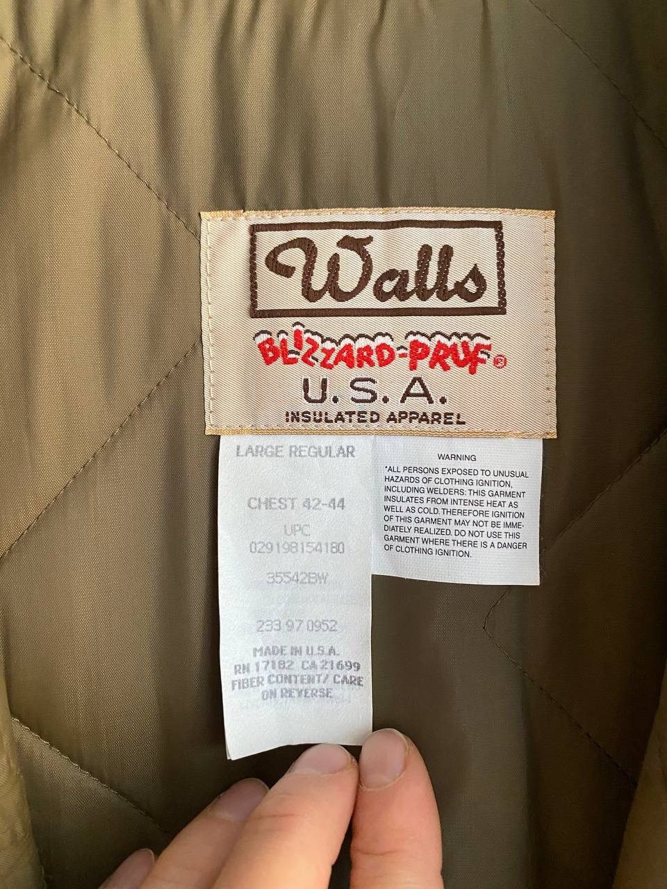 Walls Walls American Vintage Work Canvas Jacket, Sz L, Made in USA Size US L / EU 52-54 / 3 - 23 Thumbnail