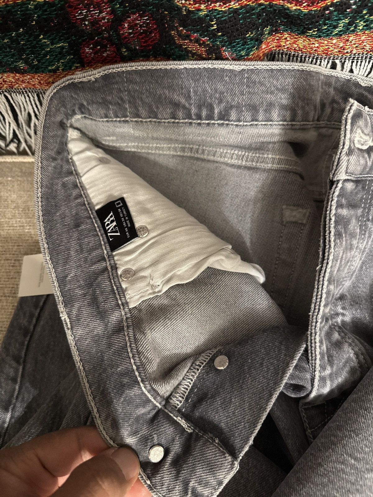 Zara Zara Straight fit jeans Size US 34 / EU 50 - 2 Thumbnail
