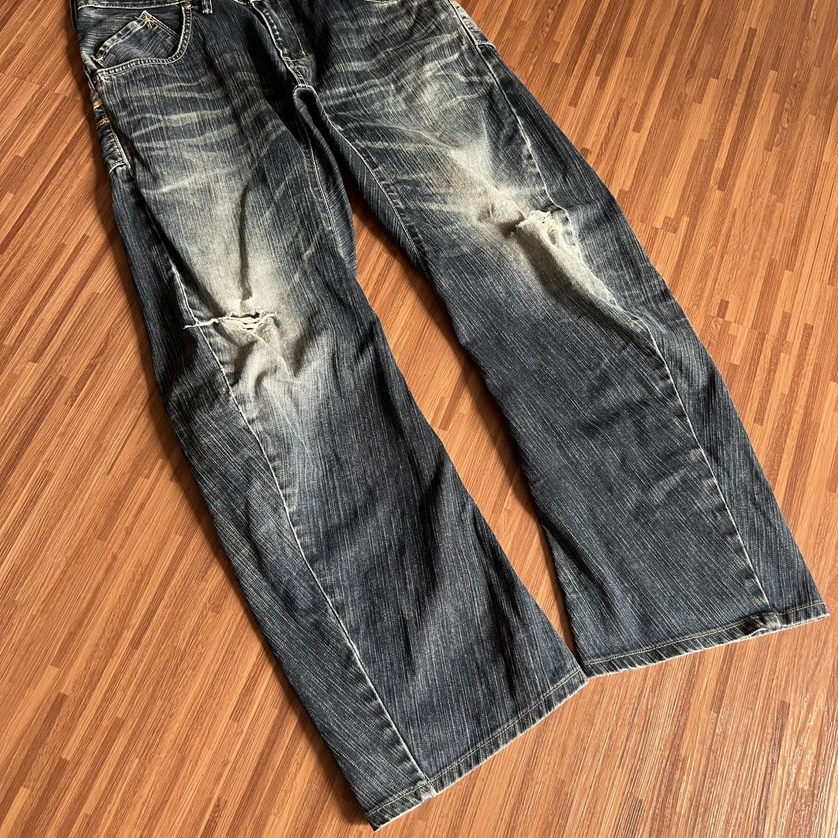 Edwin × Vintage “EDWIN” DISTRESS DENIM Size US 30 / EU 46 - 2 Thumbnail