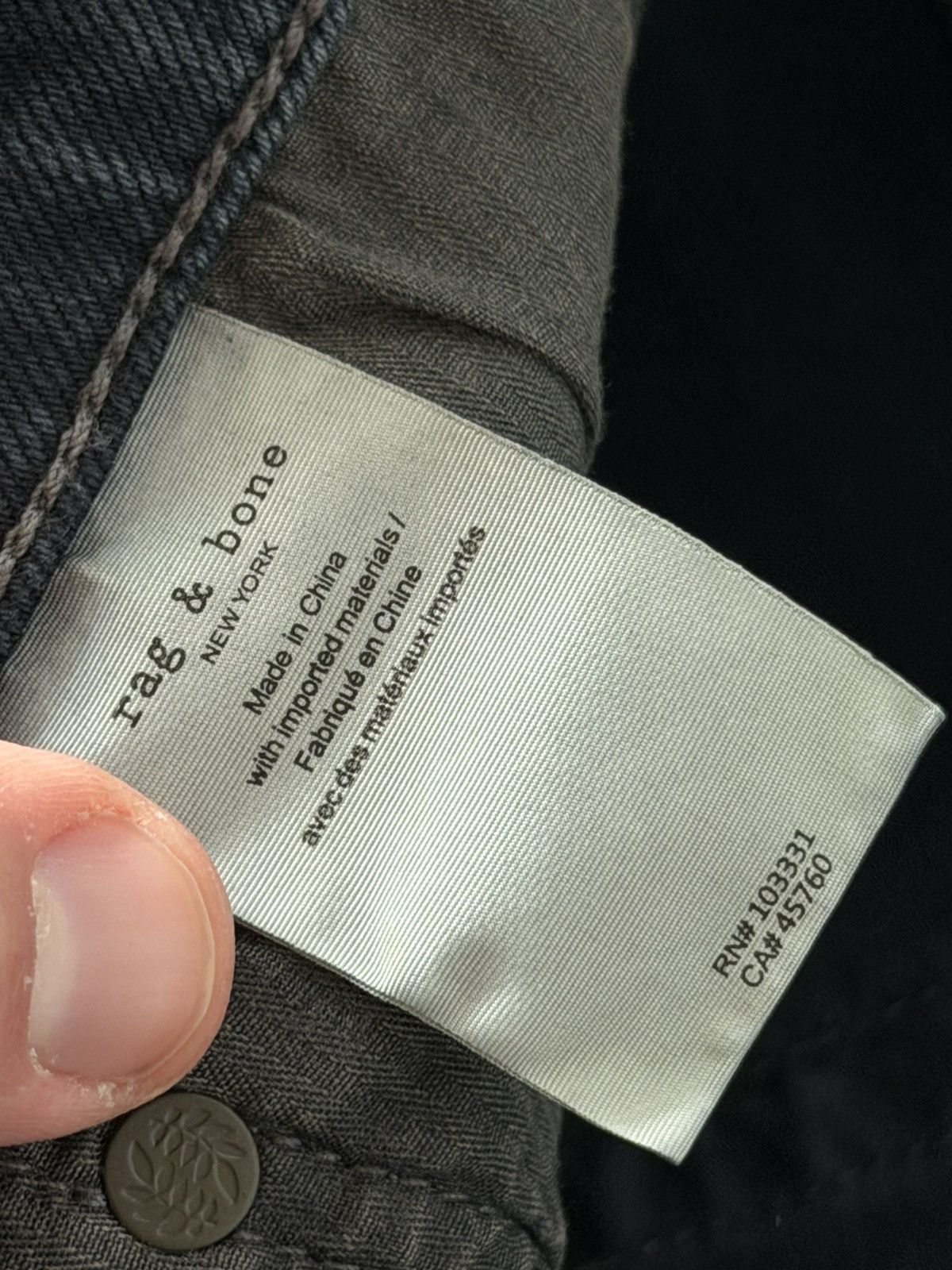 Rag & Bone New With Tags Rag & Bone Fit 2 Minna Strentch RRP:255$ Size US 32 / EU 48 - 13 Thumbnail