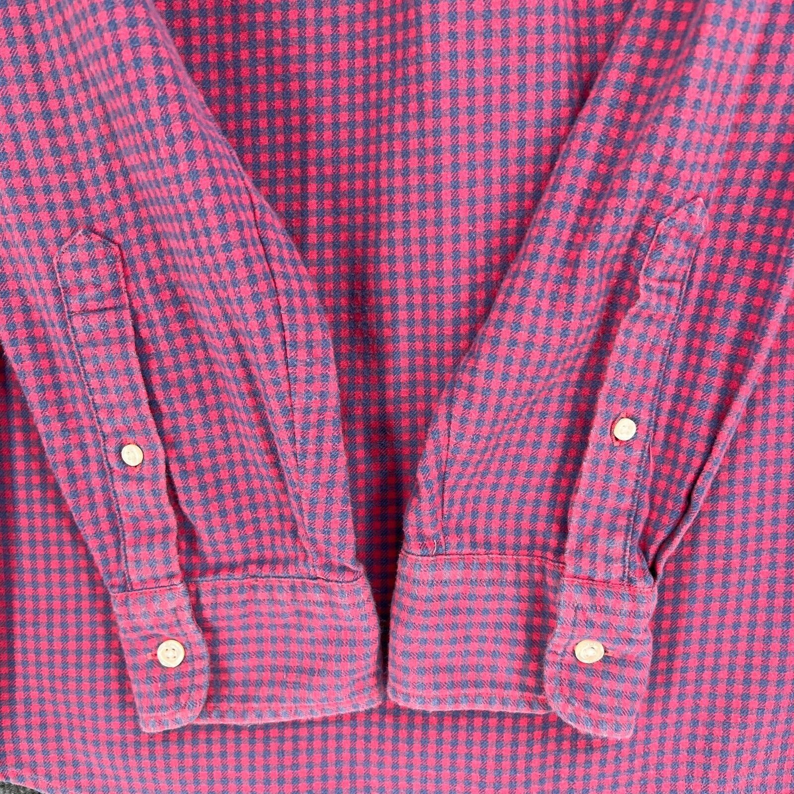 Vineyard Vines Vineyard Vines Flannel Slim Fit Tucker Shirt Pink Check Sz L Size US L / EU 52-54 / 3 - 9 Thumbnail