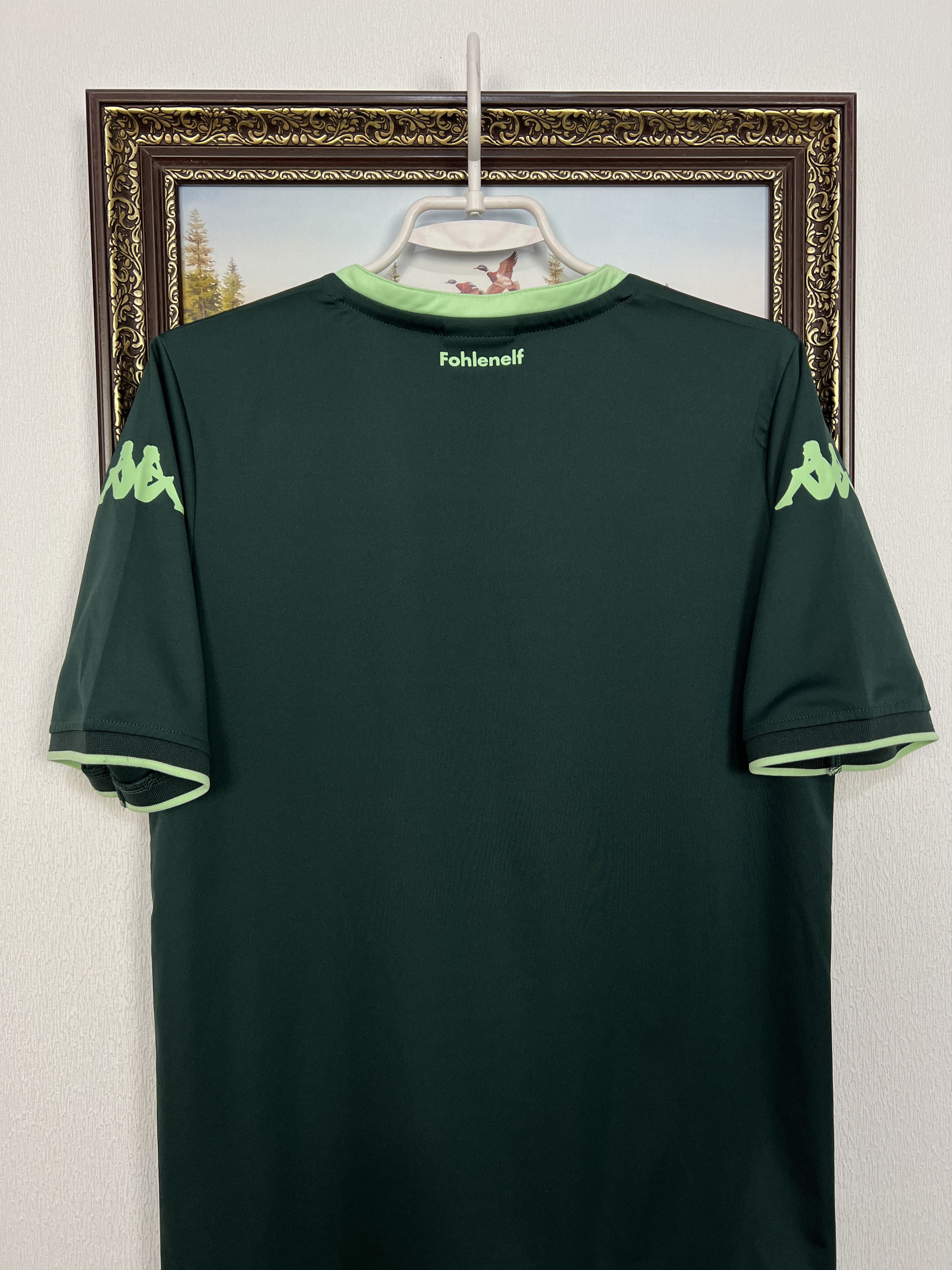 Kappa Monchengladbach Away football shirt Soccer Jersey Trikot Size US S / EU 44-46 / 1 - 8 Thumbnail
