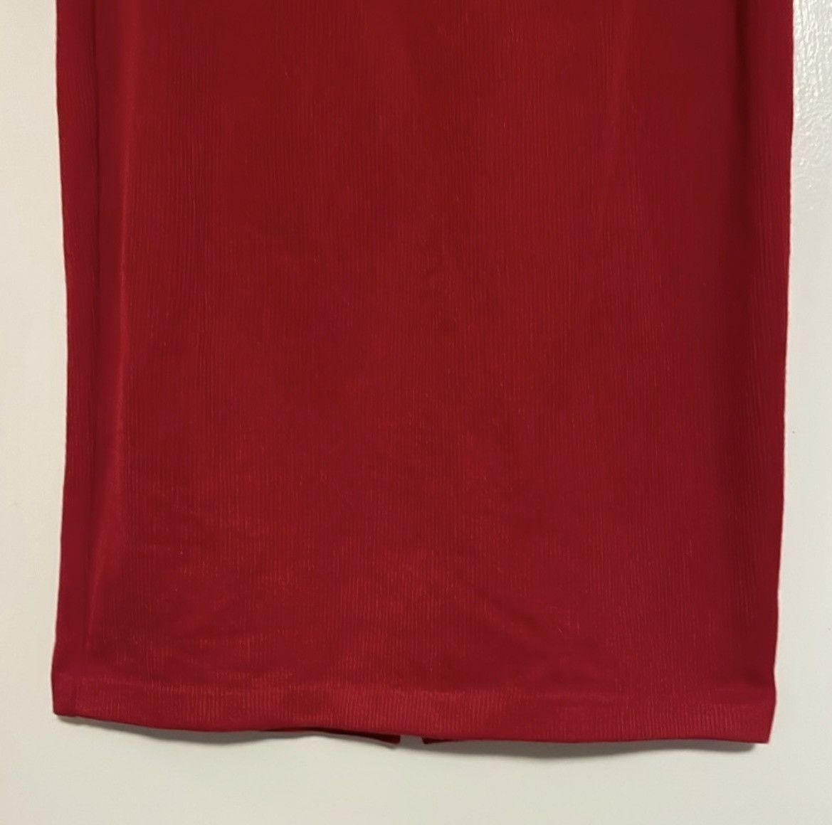 Other Red Midi Pencil Skirt Size 28" / US 6 / IT 42 - 4 Thumbnail