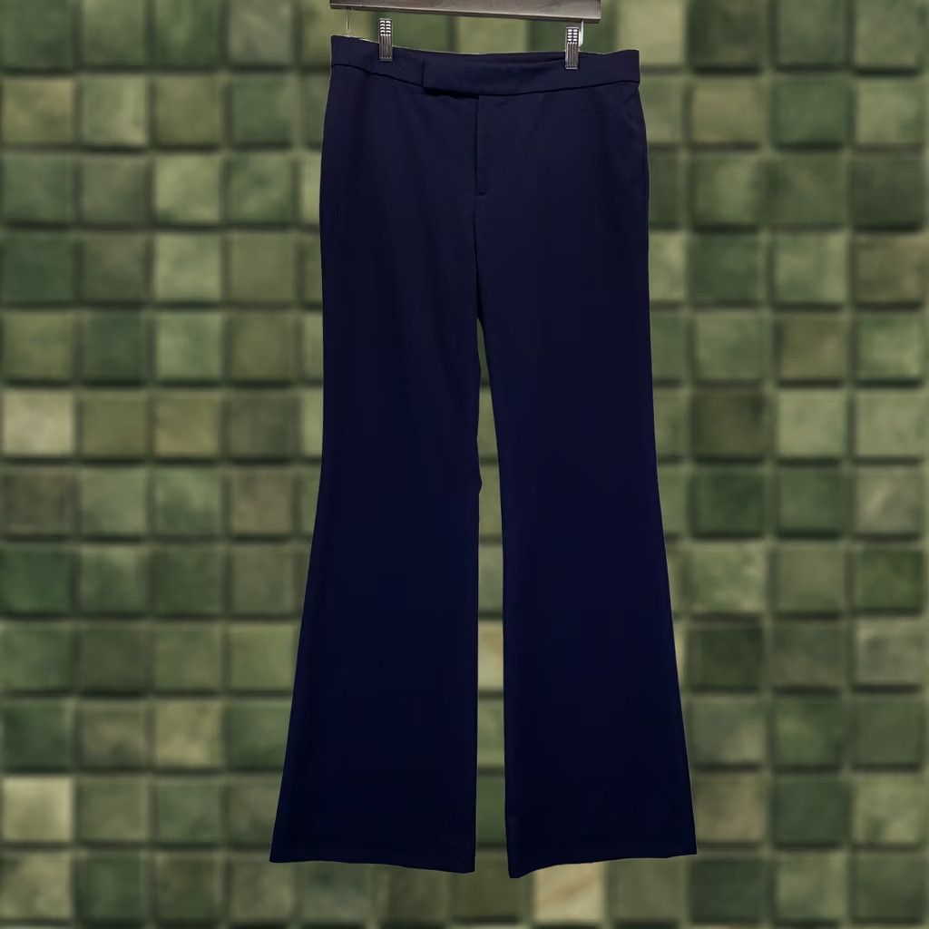 Ralph Lauren VINTAGE? No. Lauren Ralph Lauren Women’s Dress Pants Flare Blue Career 6 Pants Women Slim? Size 28" / US 6 / IT 42 - 1 Thumbnail