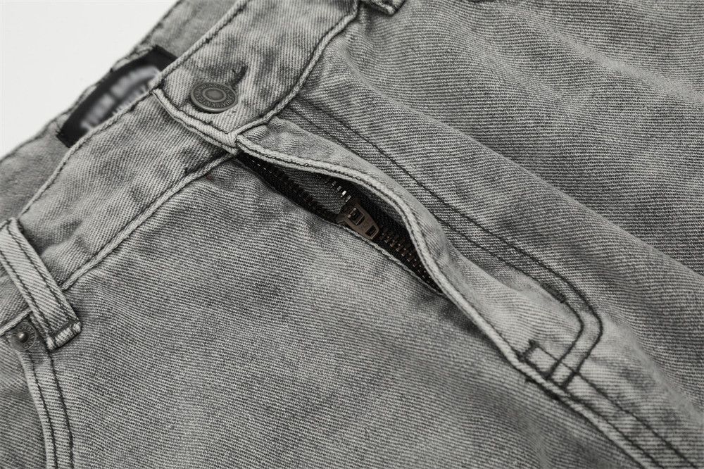 Japanese Brand × Jean Punk distressed washed men's loose straight versatile jeans Size US 34 / EU 50 - 7 Thumbnail