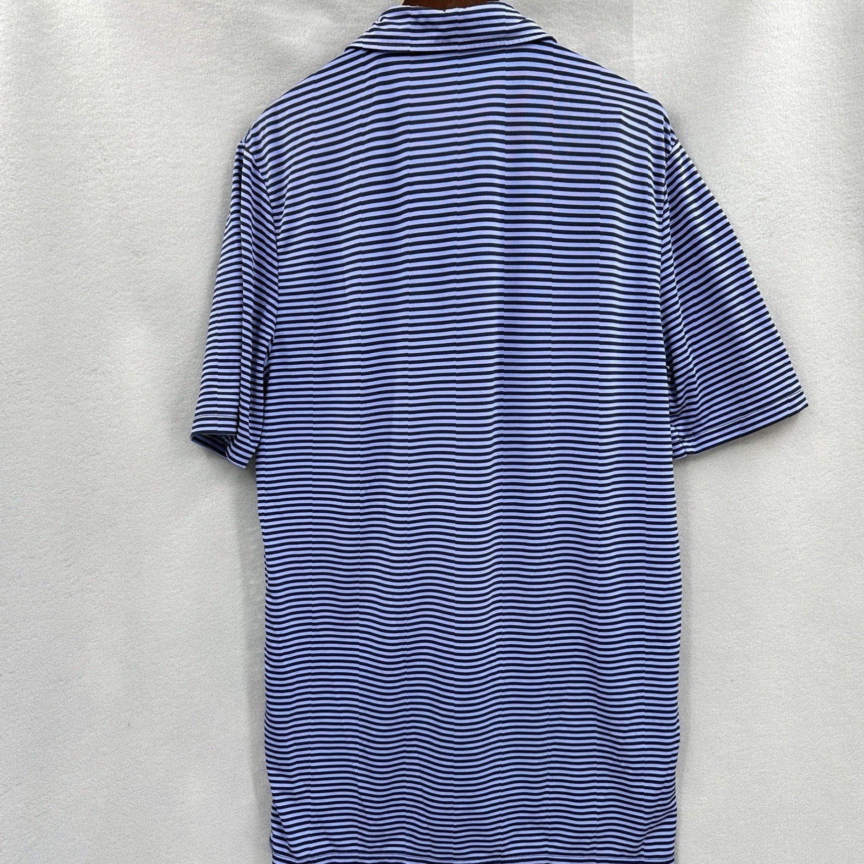 Ralph Lauren Ralph Lauren RLX Polo Golf Shirt Mens M USGA Galloway Team Blue Striped Polo Golf Shirt Mens M Blue RLX Polo Golf Size US M / EU 48-50 / 2 - 4 Thumbnail