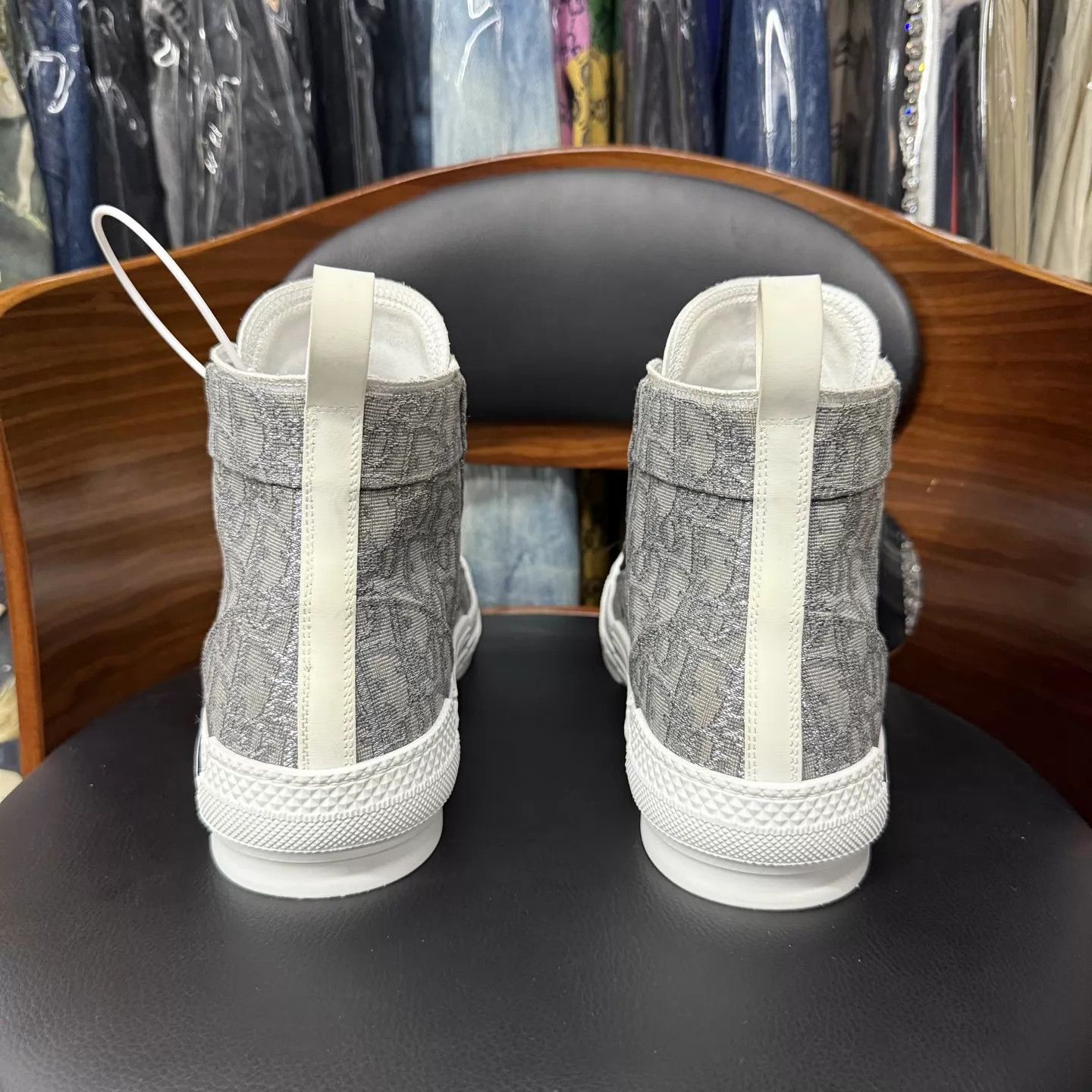 Dior Dior B23 Gray All Over Print Sneakers Near New 42 Size US 9 / EU 42 - 3 Thumbnail