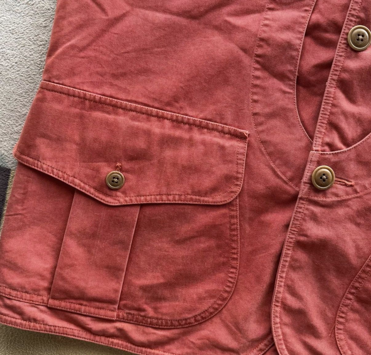 RRL Ralph Lauren Ralph Lauren Double RL RRL Workwear Safari Vest K22 Size US L / EU 52-54 / 3 - 6 Thumbnail