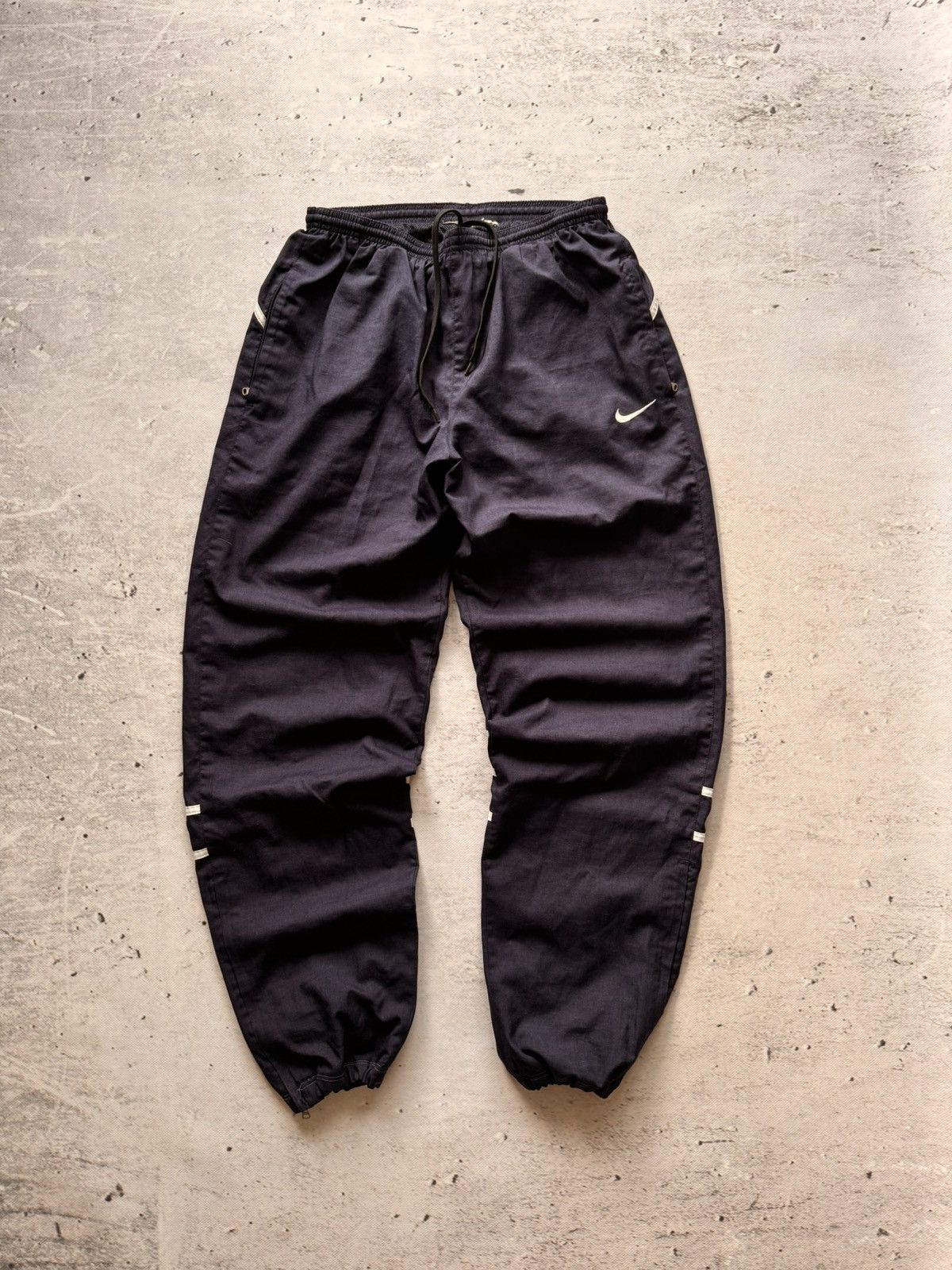 Nike × Vintage NIKE VINTAGE BASIC LOGO OVERSIZE BAGGY PANTS Size US 32 / EU 48 - 1 Thumbnail