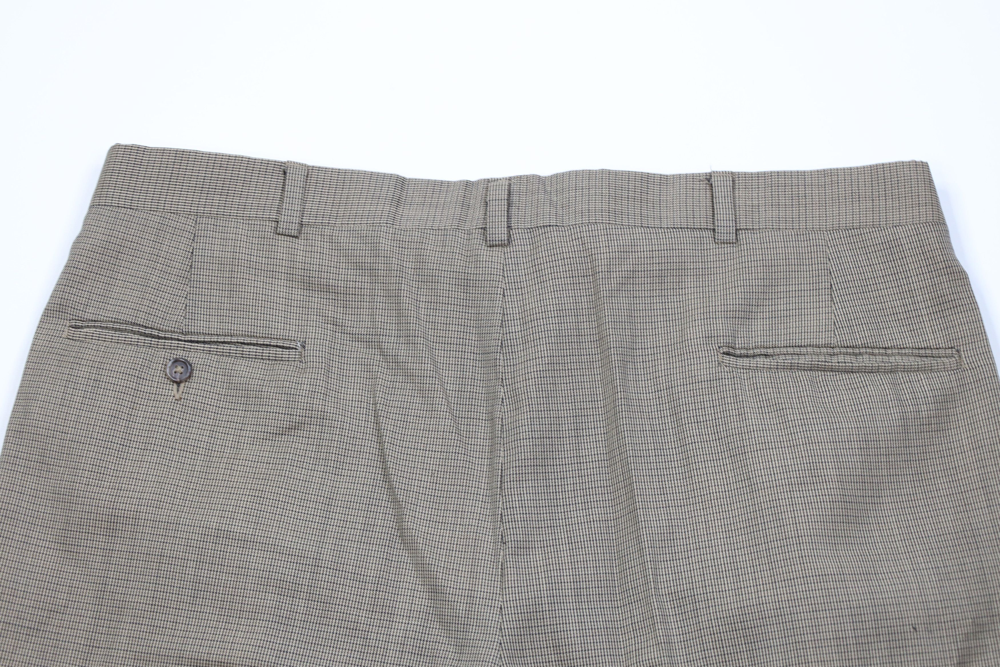 Vintage Vintage 90s Streetwear Wide Leg Chino Pants Houndstooth Size US 38 / EU 54 - 10 Thumbnail