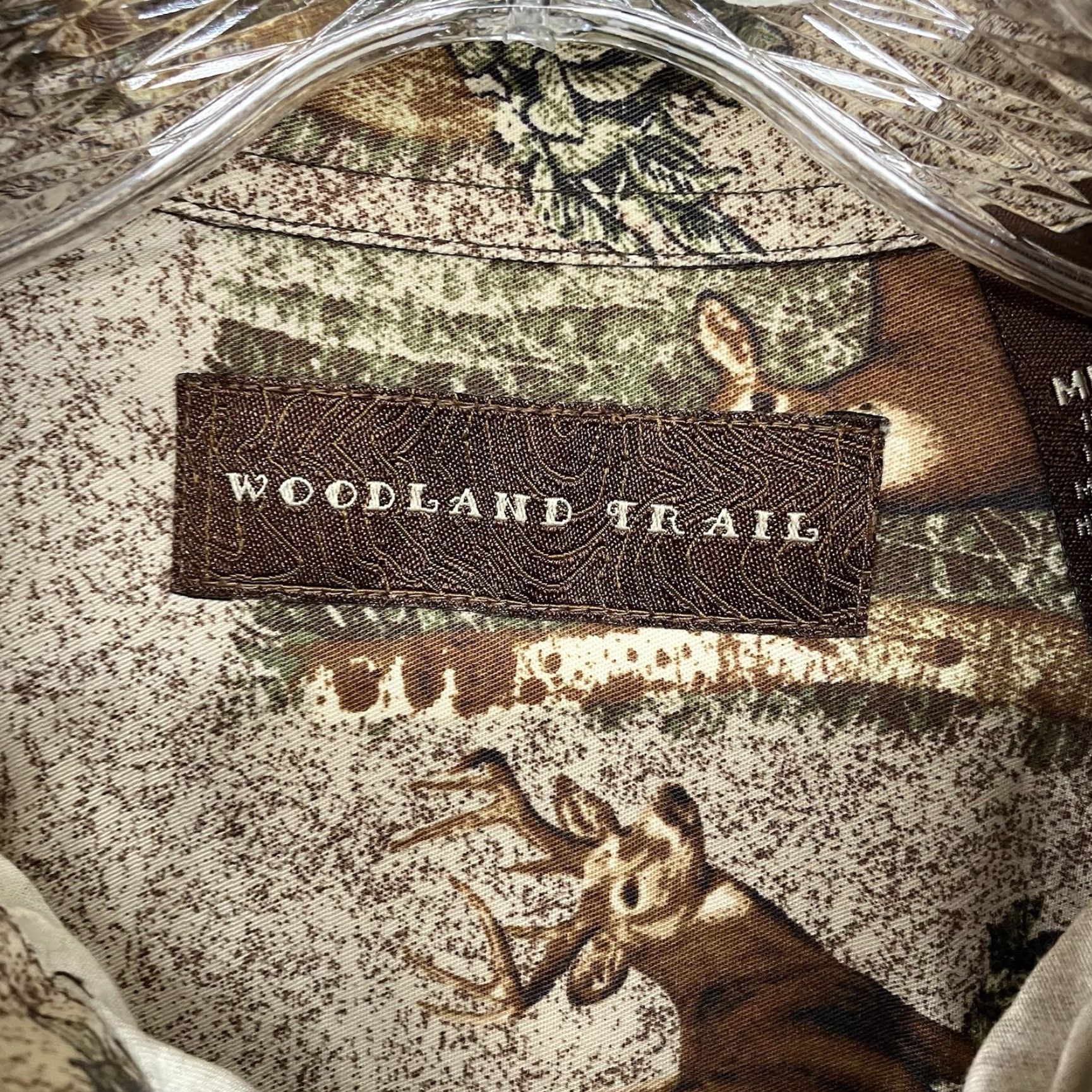 Vintage VINTAGE Woodland Trail Cotton Knit Button-Up Shirt Men Long Sleeve Dear Print Nature Buck Whitetail 90s Casual Size US M / EU 48-50 / 2 - 4 Thumbnail