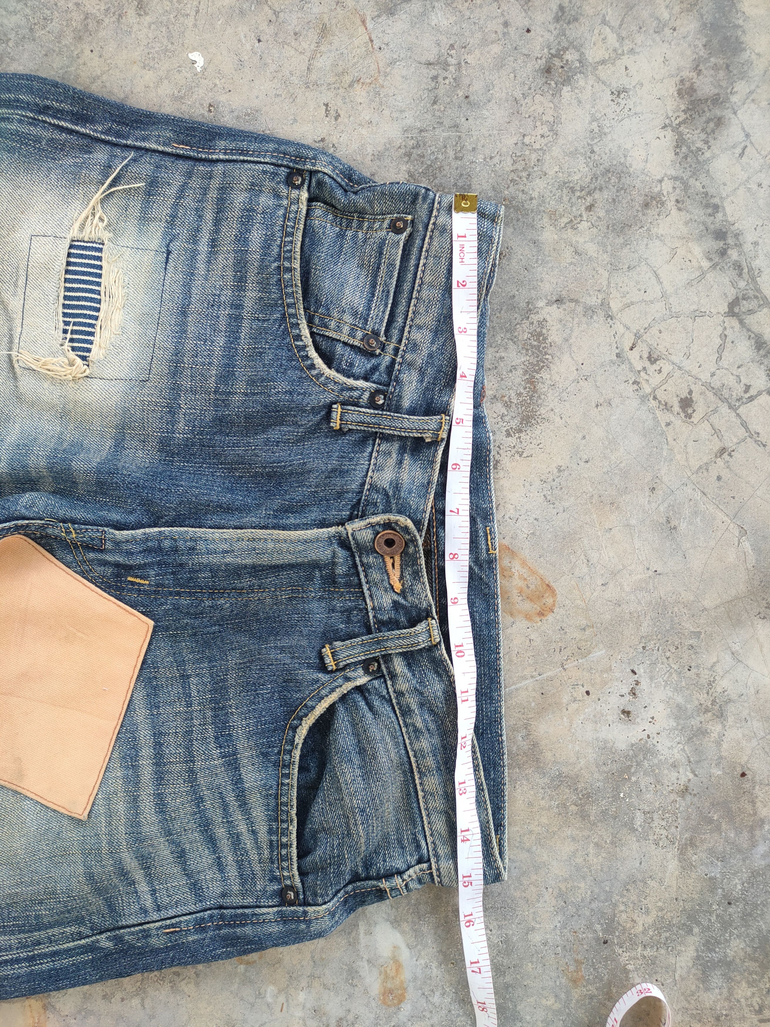 Edwin VINTAGE EDWIN SELVEDGE ORG TAG FADED DISTRESSED JEANS DENIM Size US 30 / EU 46 - 8 Thumbnail
