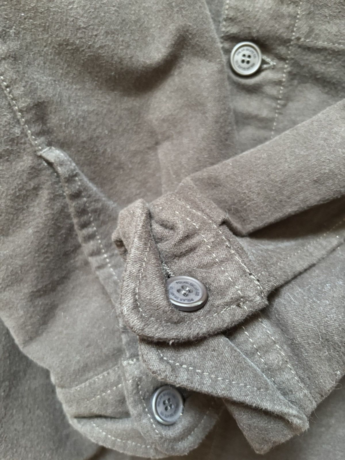 Polar Skate Co. POLAR - Theodore Oversirt Brushed Twill (Dark Olive) Size US L / EU 52-54 / 3 - 2 Thumbnail