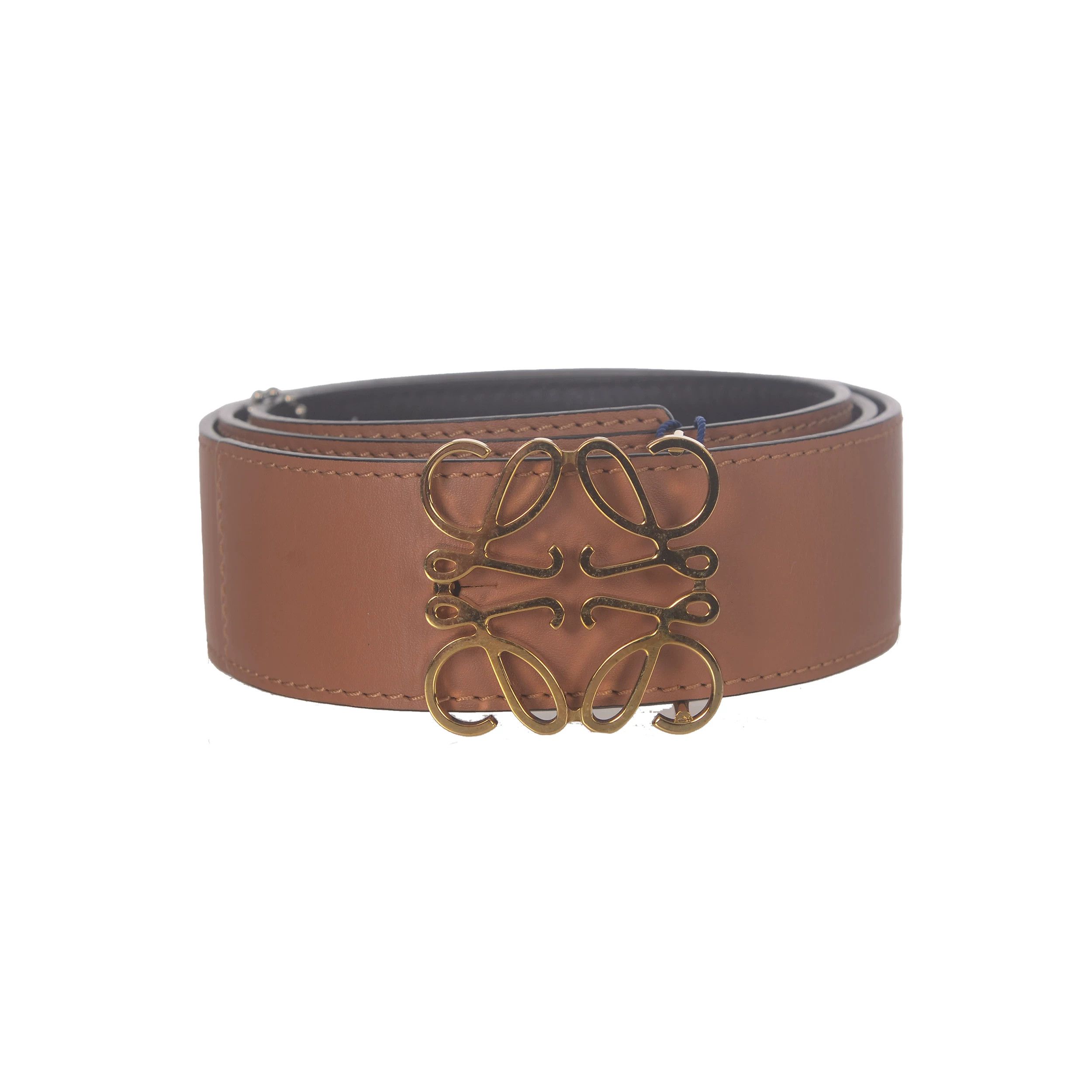 Loewe Loewe Leather Gold Belt Men Size ONE SIZE - 1 Thumbnail