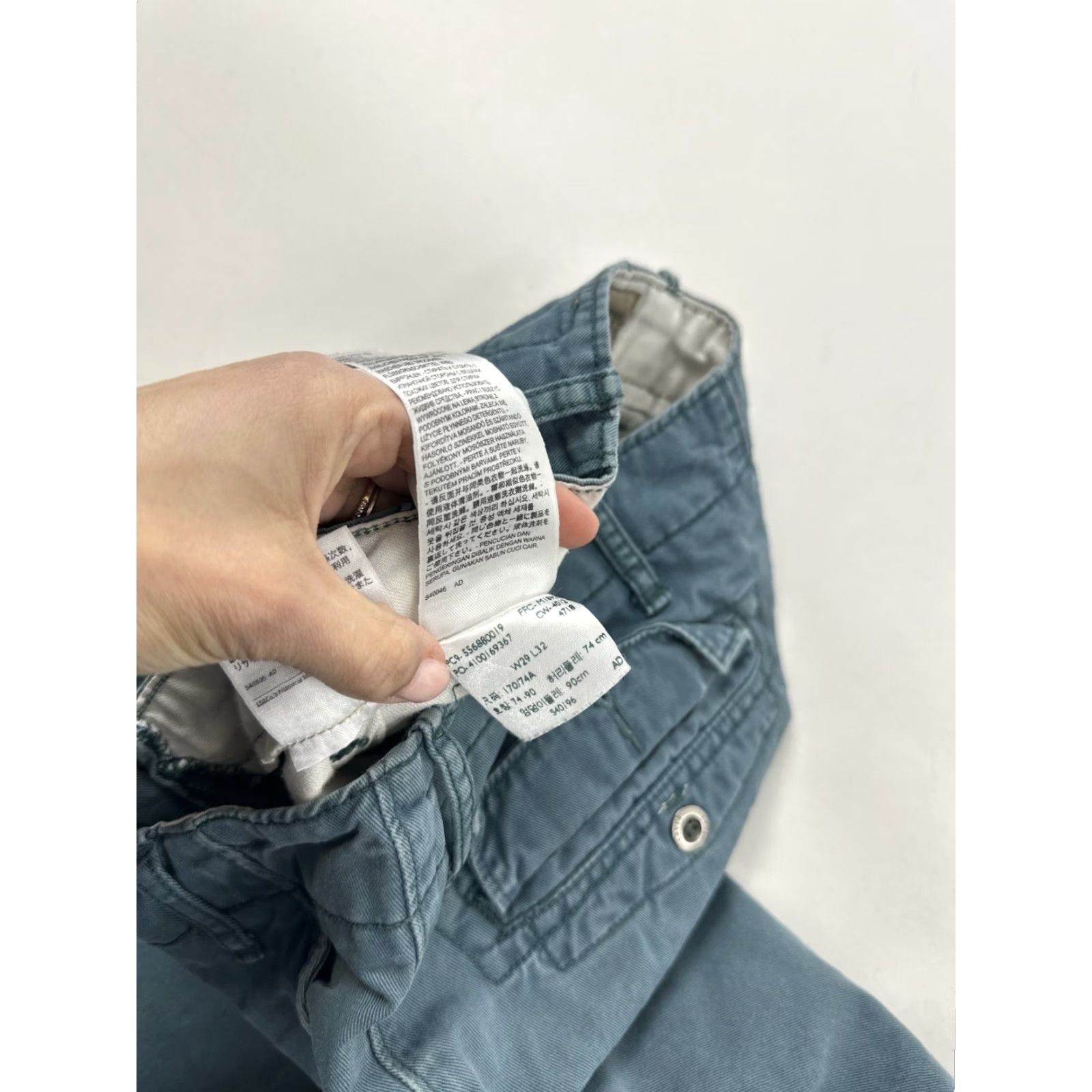 Levi's VINTAGE Levi’s Pants Men 29x32 Blue Flap Pockets Khakis Straight Adult Men Size US 29 - 3 Thumbnail