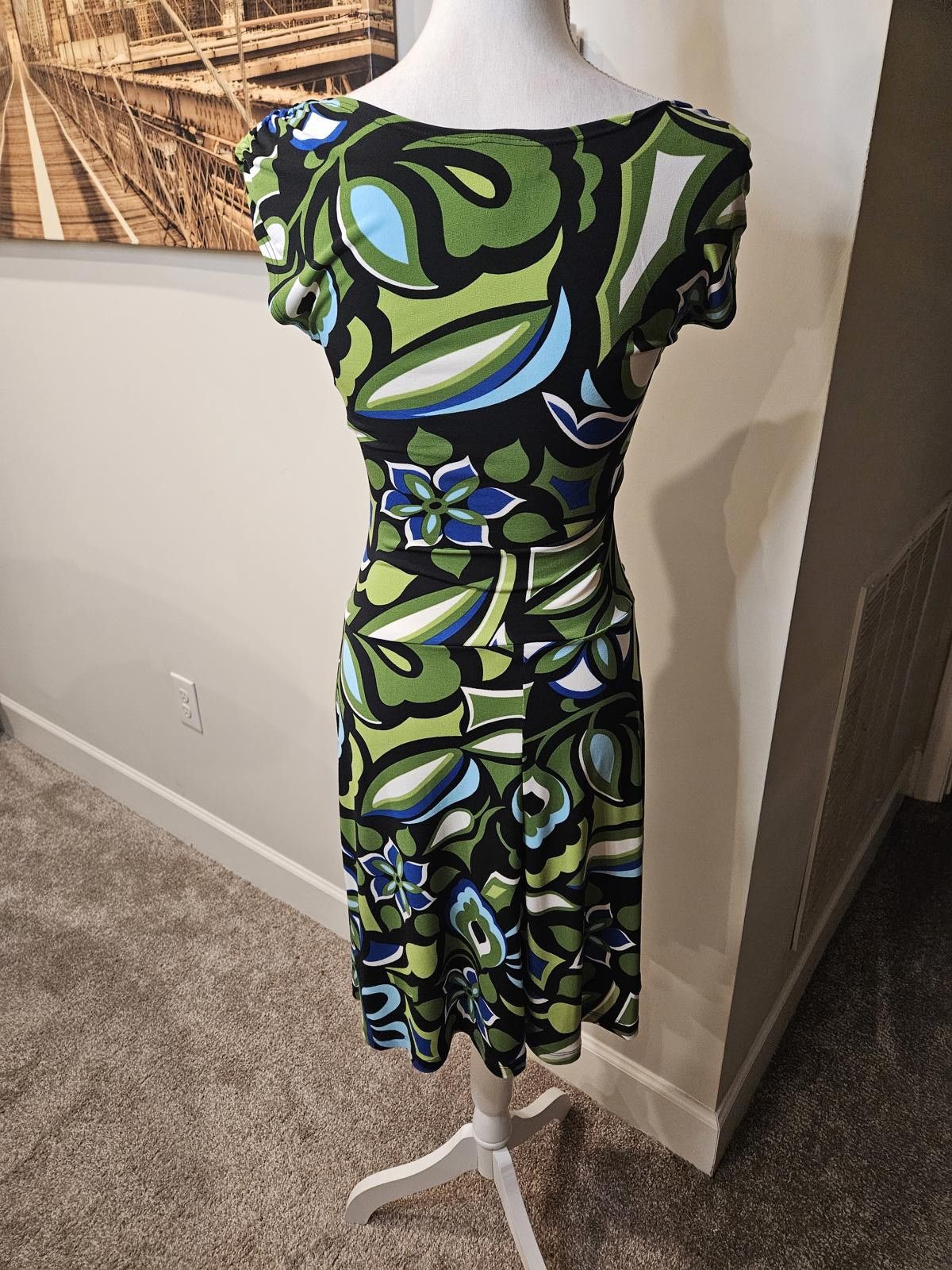 Designer EN FOCUS Studio Floral Print Dress - Size 6 Size M / US 6-8 / IT 42-44 - 5 Thumbnail