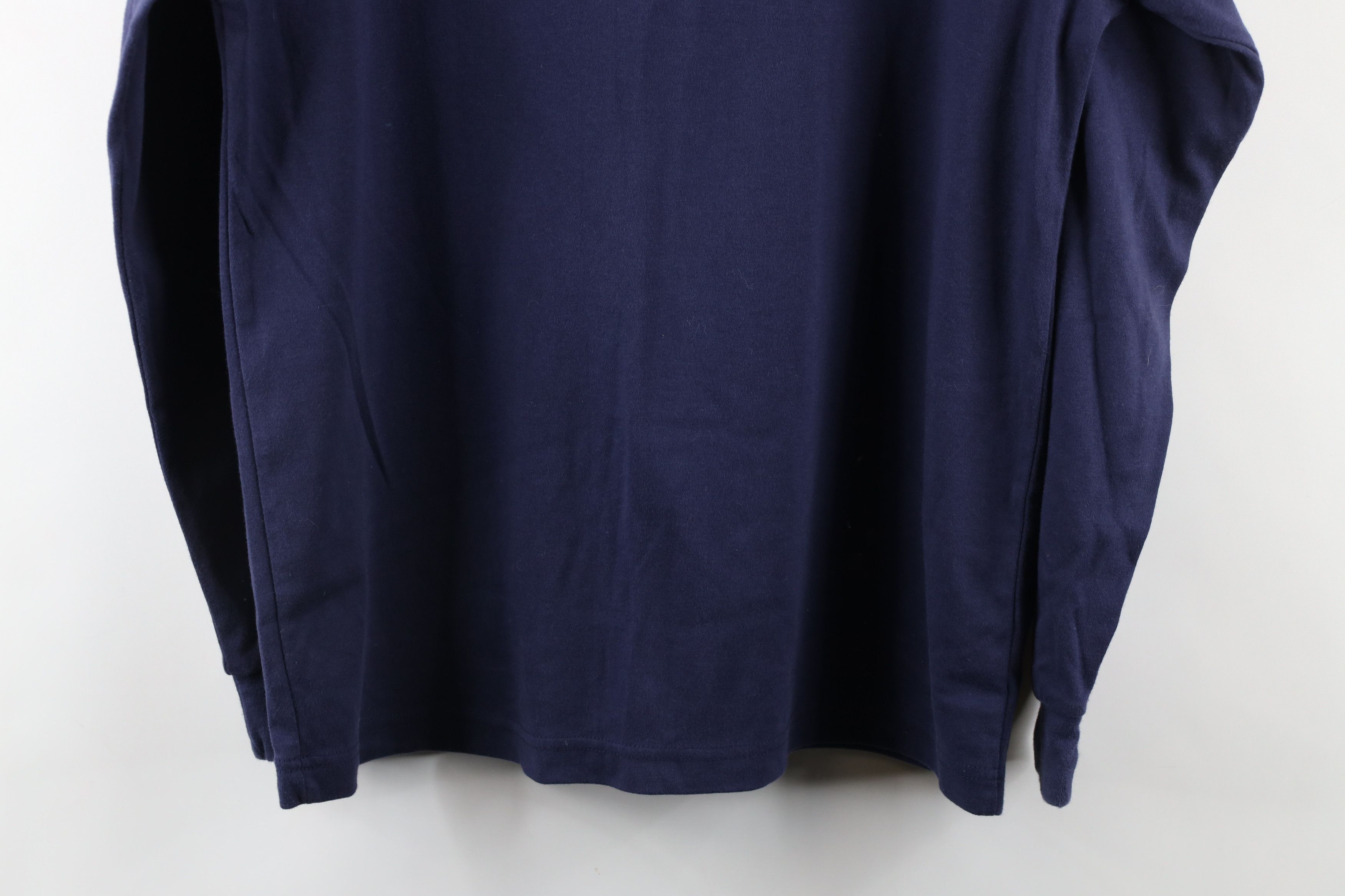 Gap × Vintage Vintage 90s Gap Long Sleeve Turtleneck T-Shirt Blue USA Size US M / EU 48-50 / 2 - 7 Thumbnail